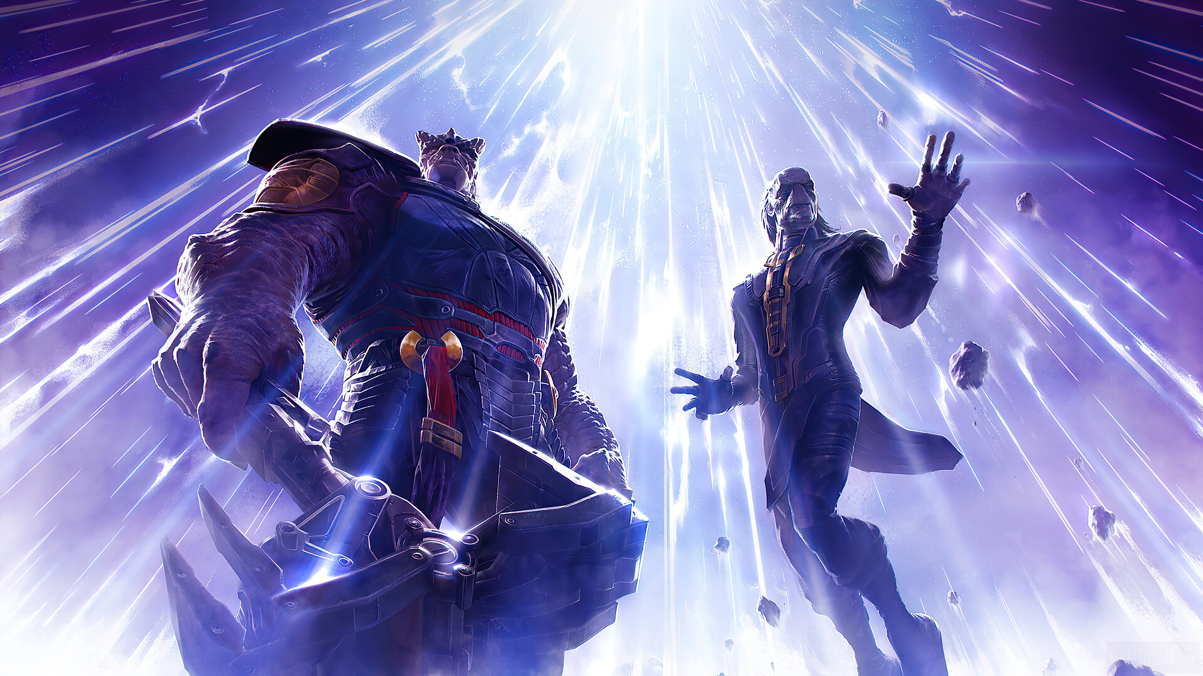 Thanos and Ebony Maw from Contest of Champions 4K HD Wallpaper