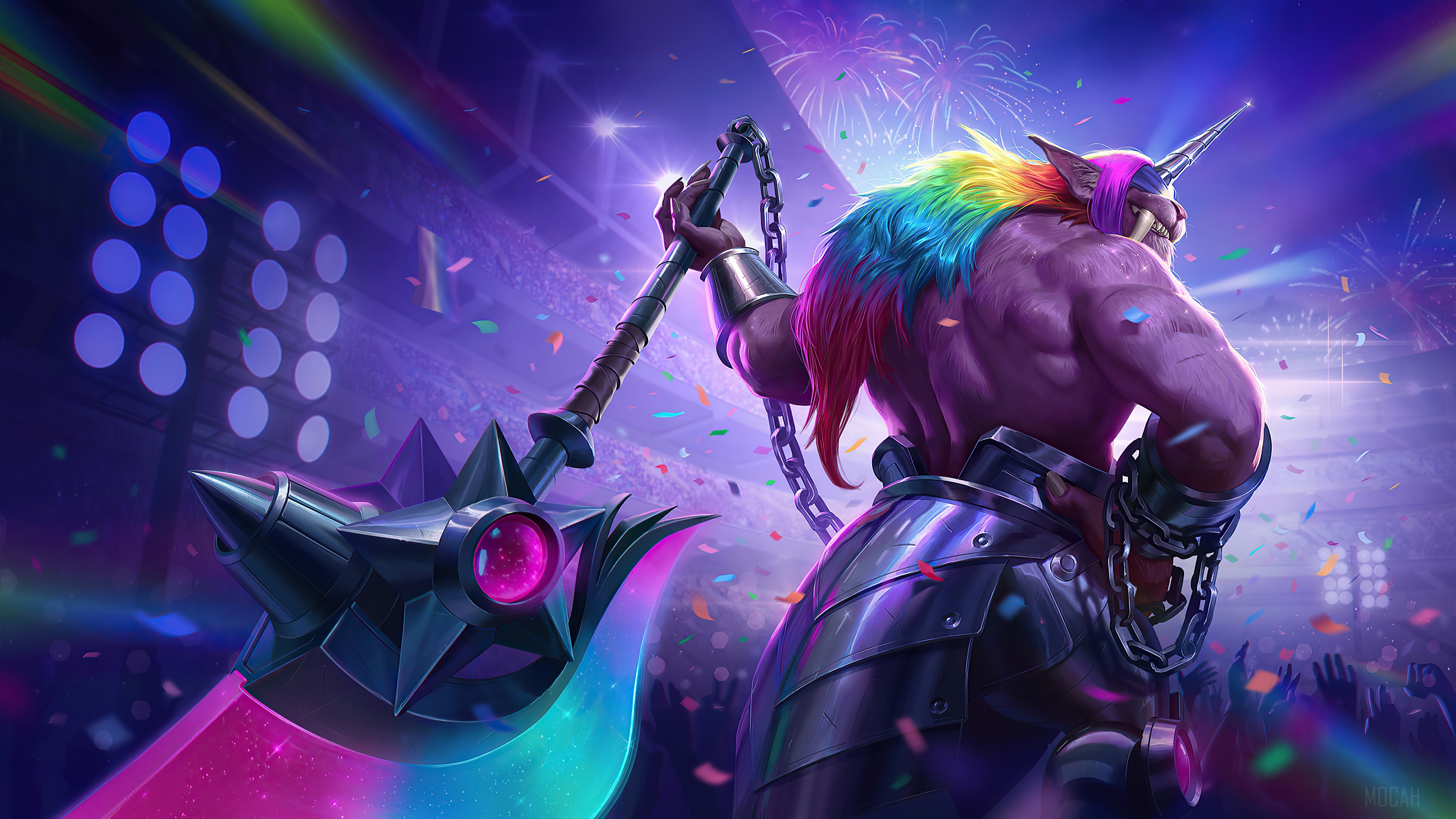 Rainbow Glaive from Vainglory 4K HD Wallpaper