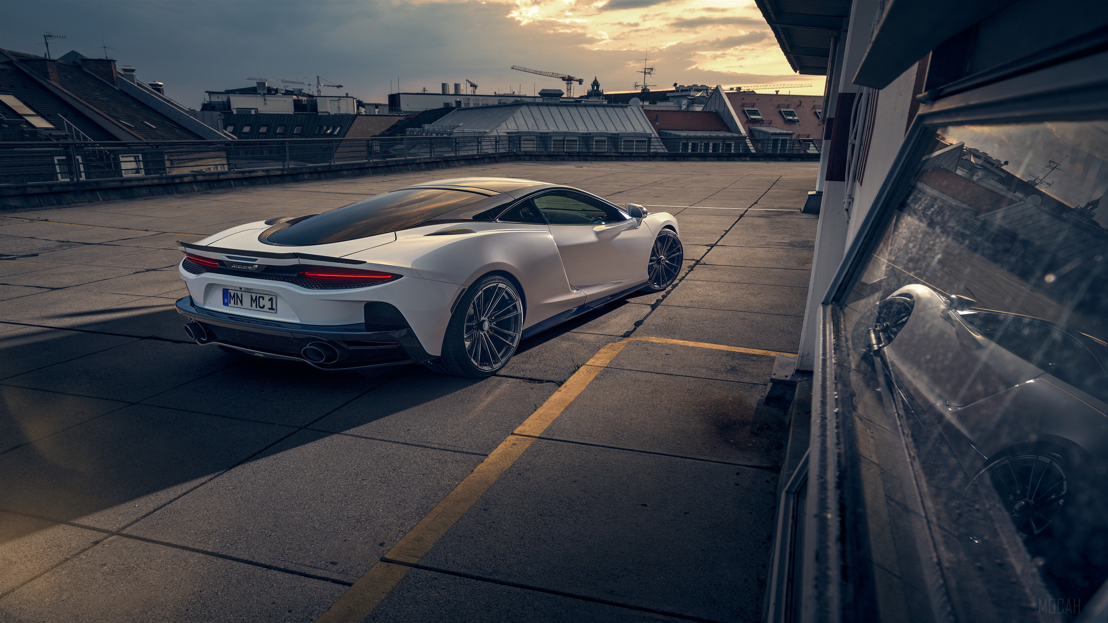 Novitec McLaren GT 2020 Rear HD Wallpaper