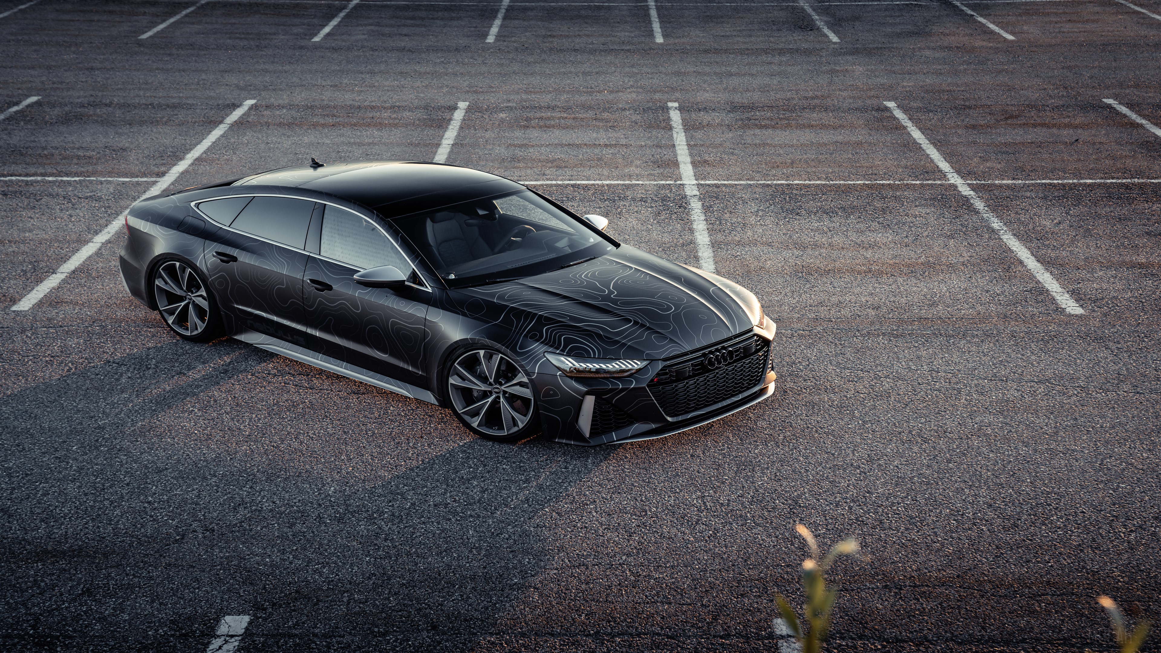 Black Box Richter Audi RS 7 Sportback 4K HD Wallpaper