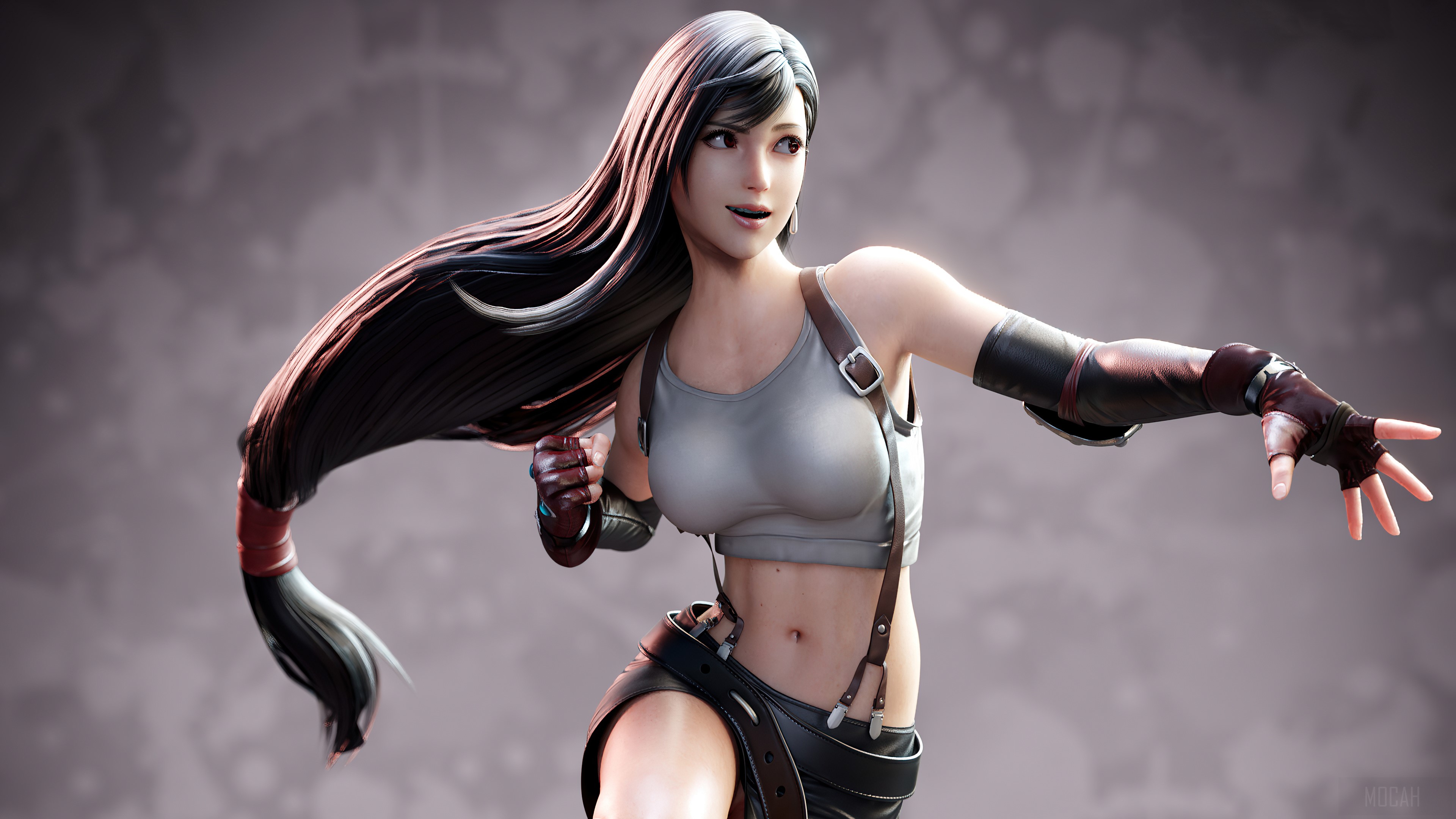 Tifa Lockhart from Final Fantasy VII Fan Art 4K HD Wallpaper