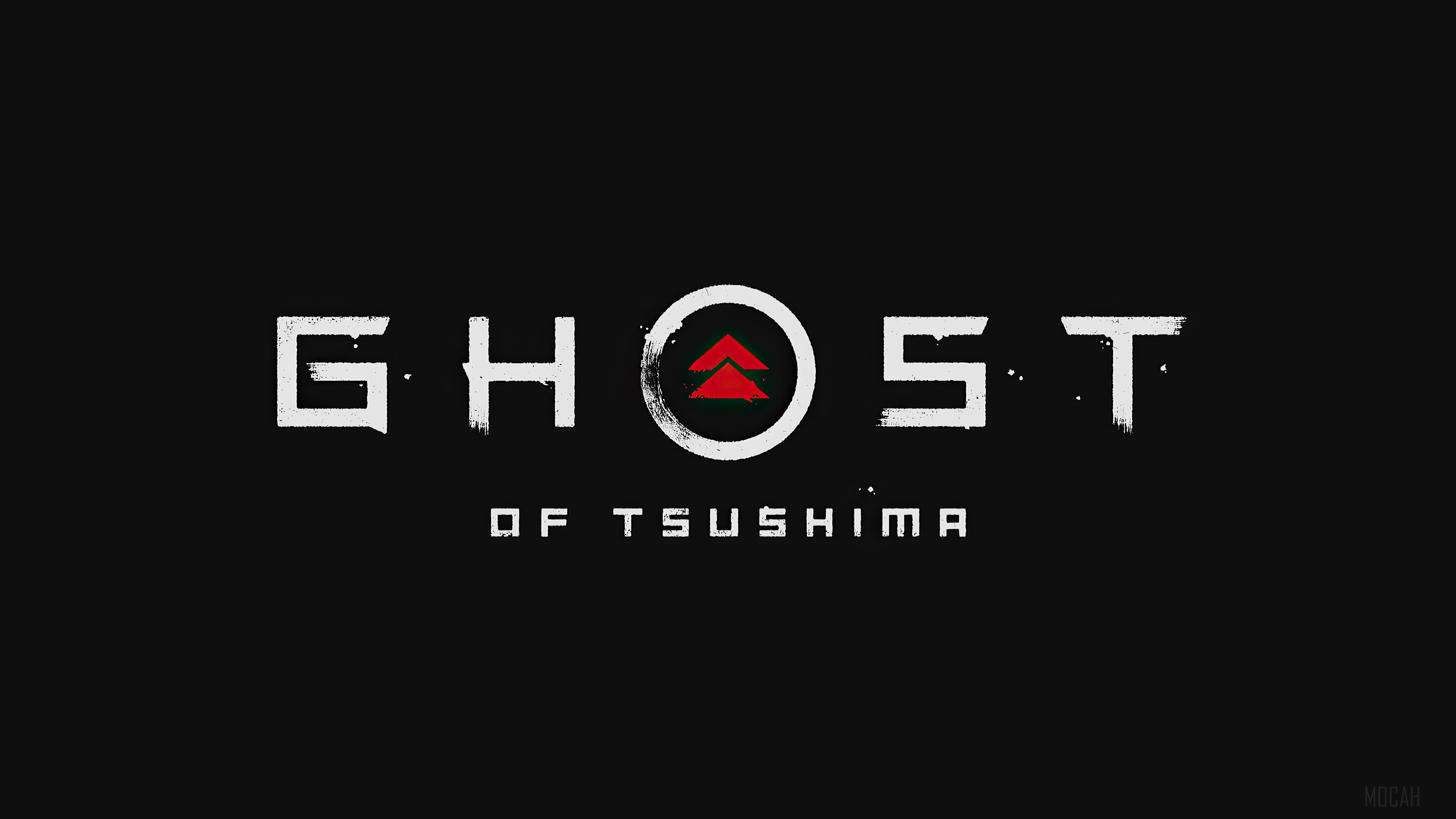 Ghost Of Tsushima Logo HD Wallpaper