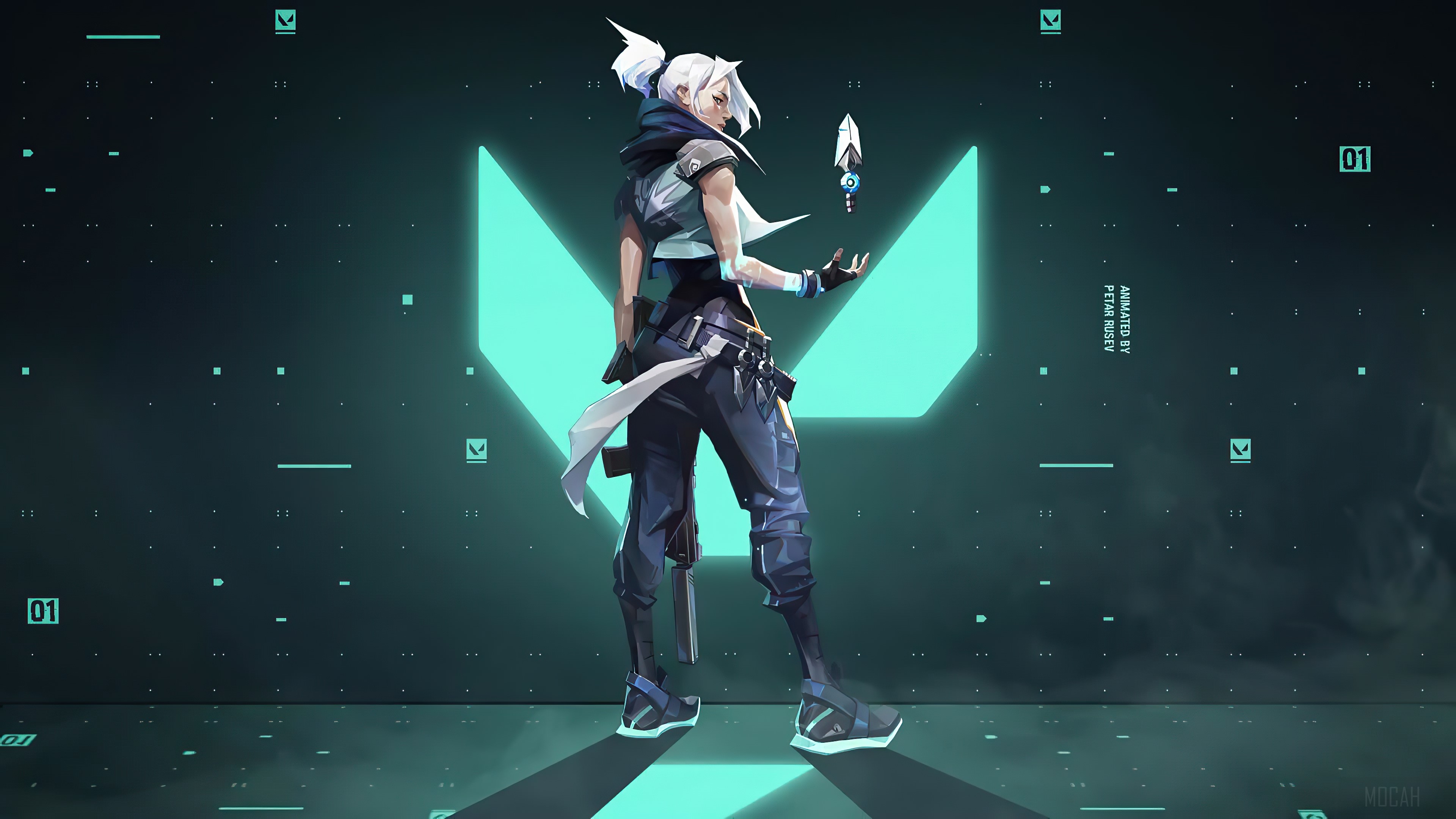 Jett Valorant 4K Character Pose HD Wallpaper