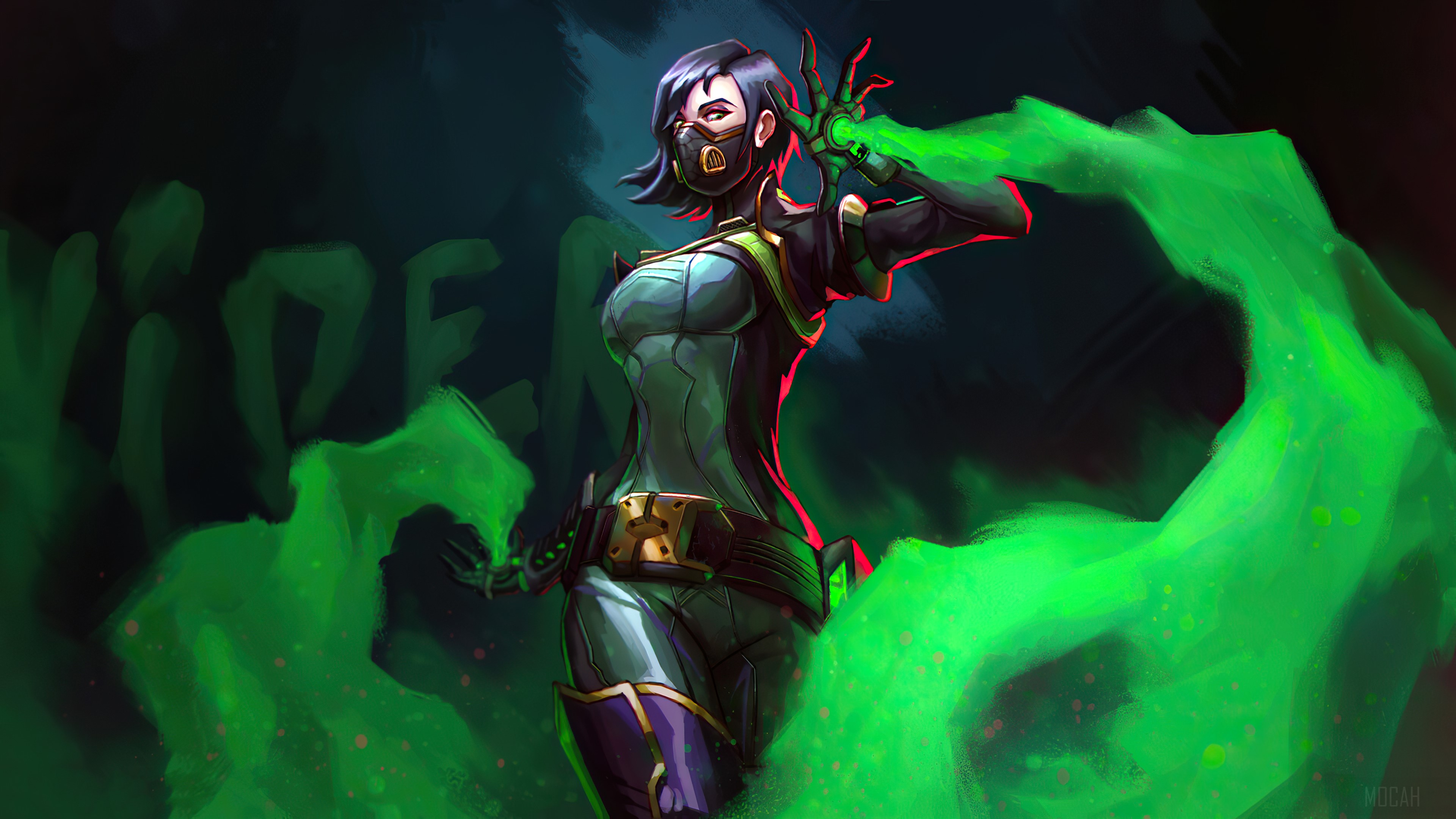 Viper from Valorant 4K HD Wallpaper