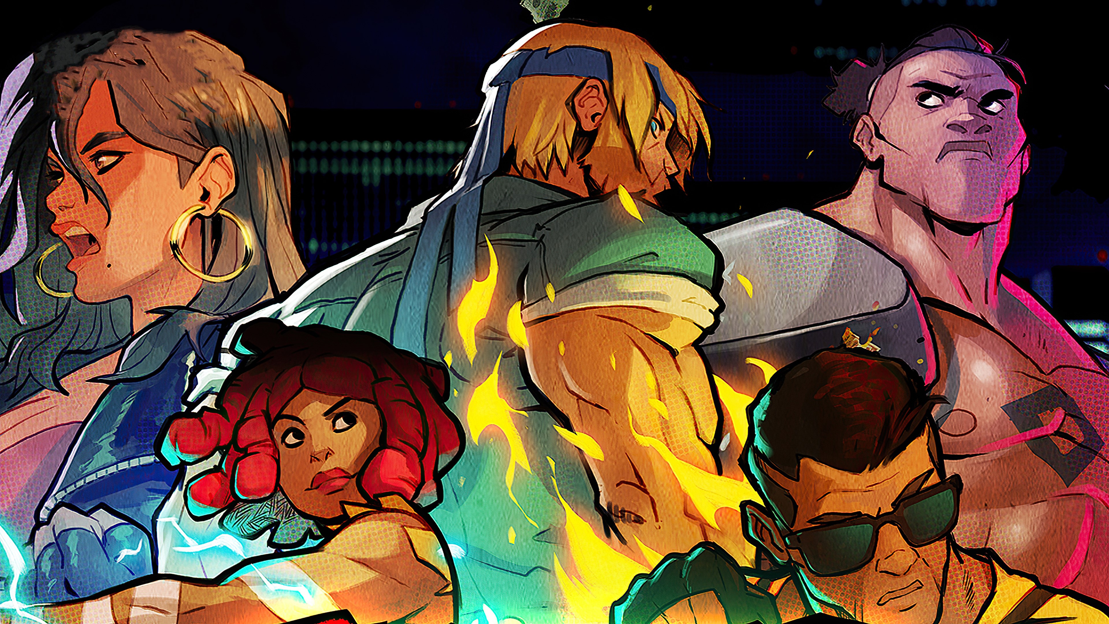 Streets of Rage 4 characters HD Wallpaper