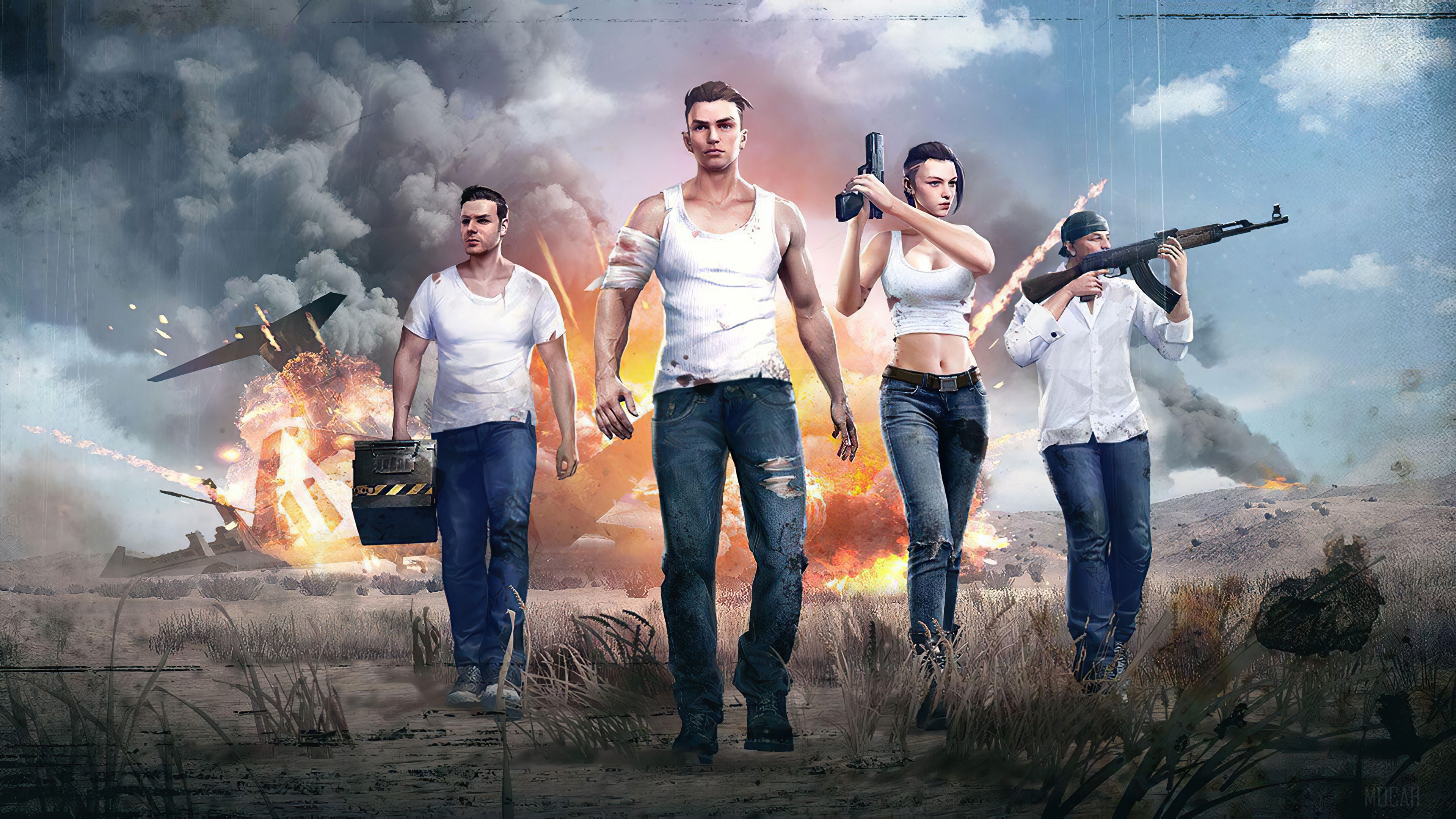 Garena Free Fire Team HD Wallpaper