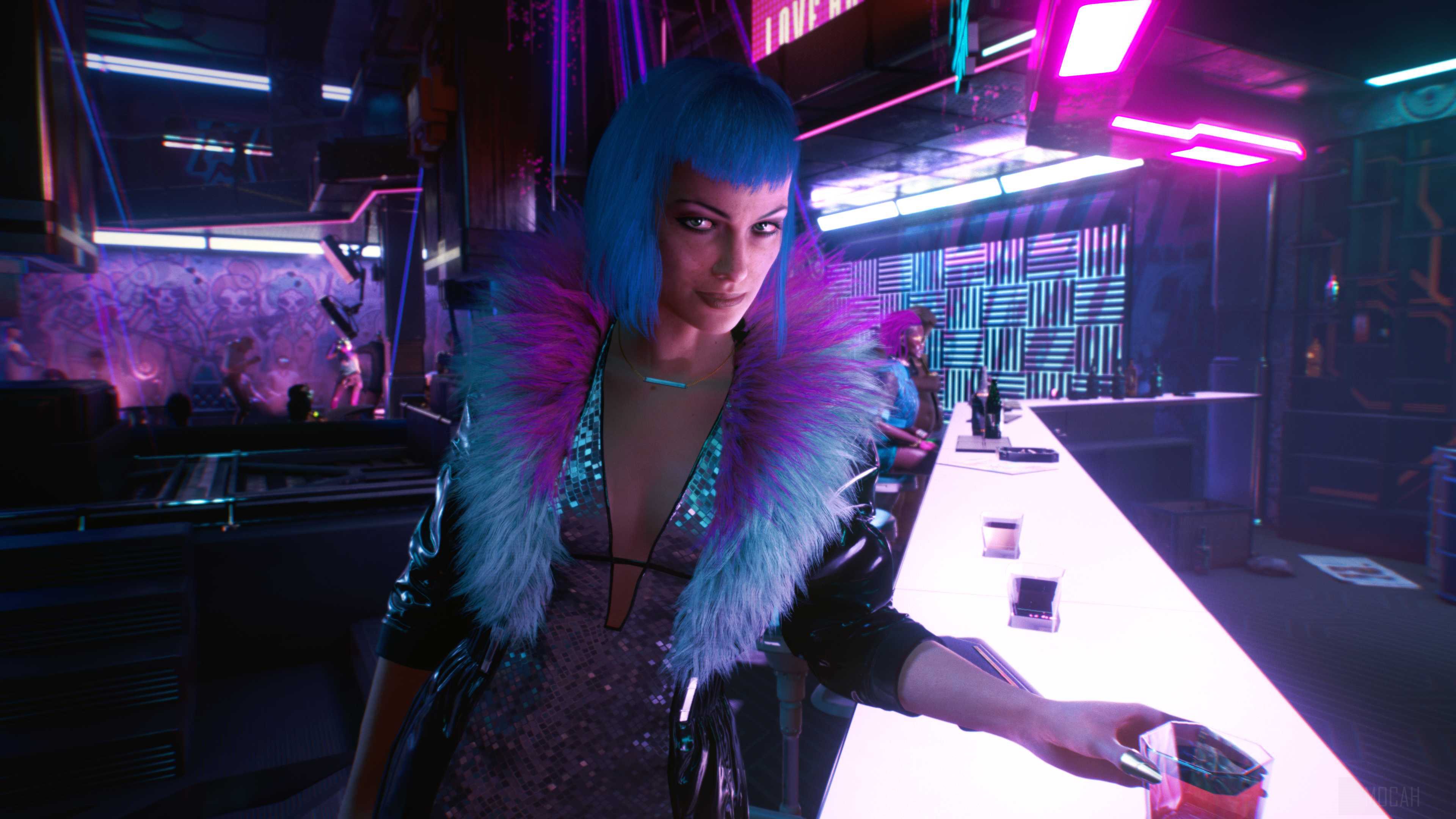 Evelyn from Cyberpunk 2077 4K HD Wallpaper
