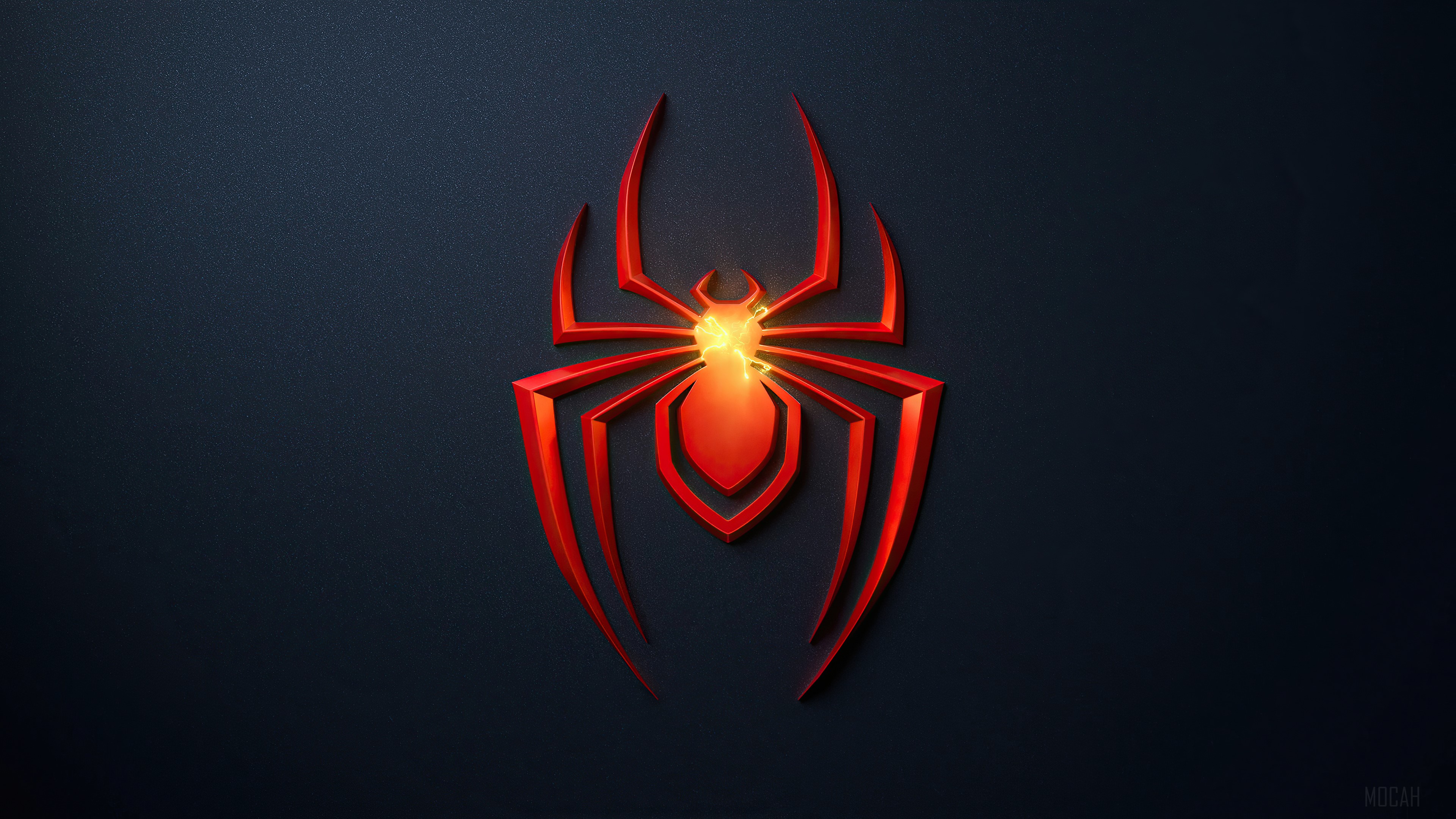 Spider-Man Miles Morales Game Logo 4K HD Wallpaper