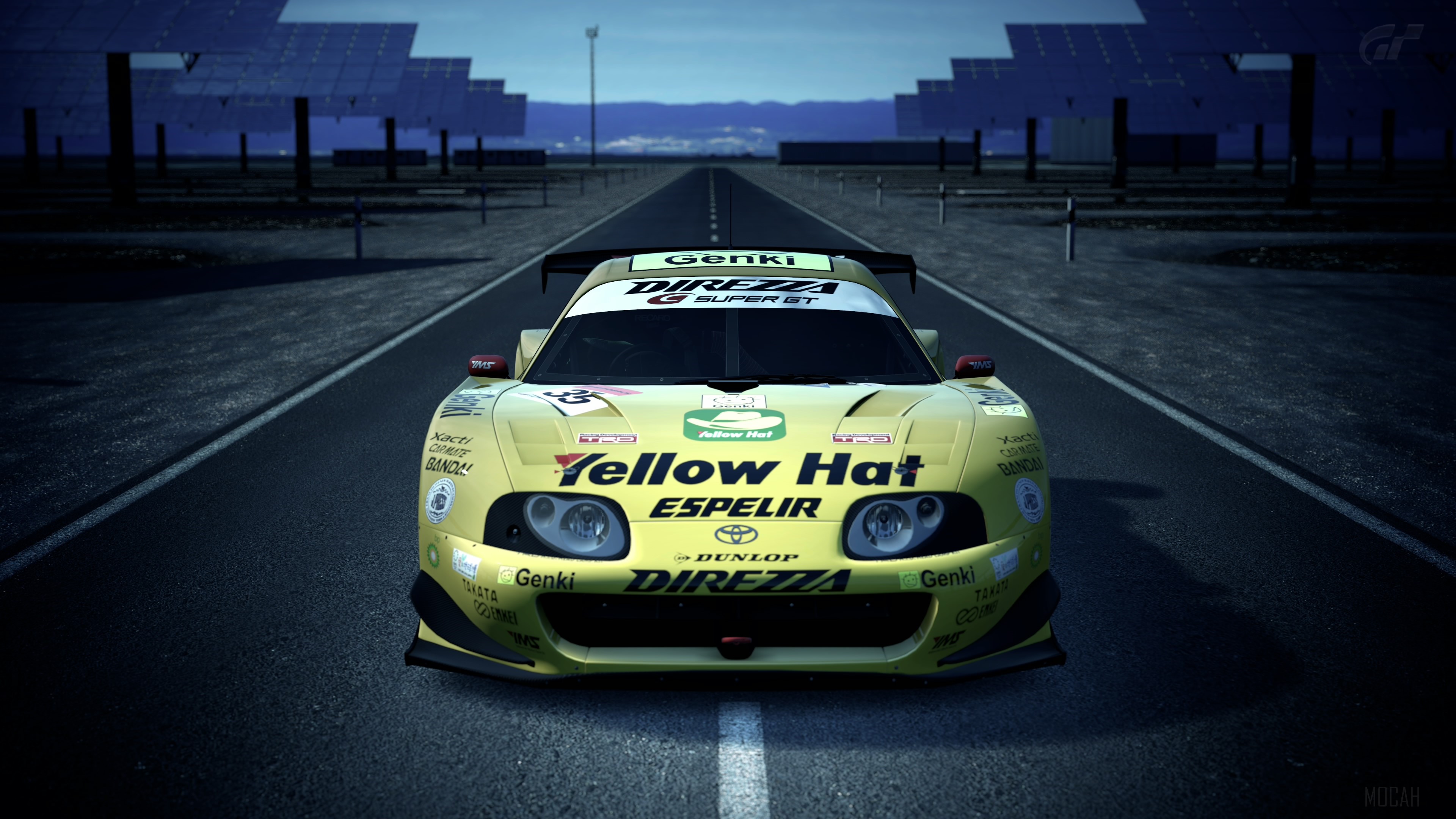 Gran Turismo 6 Toyota Supra Yellow Hat HD Wallpaper