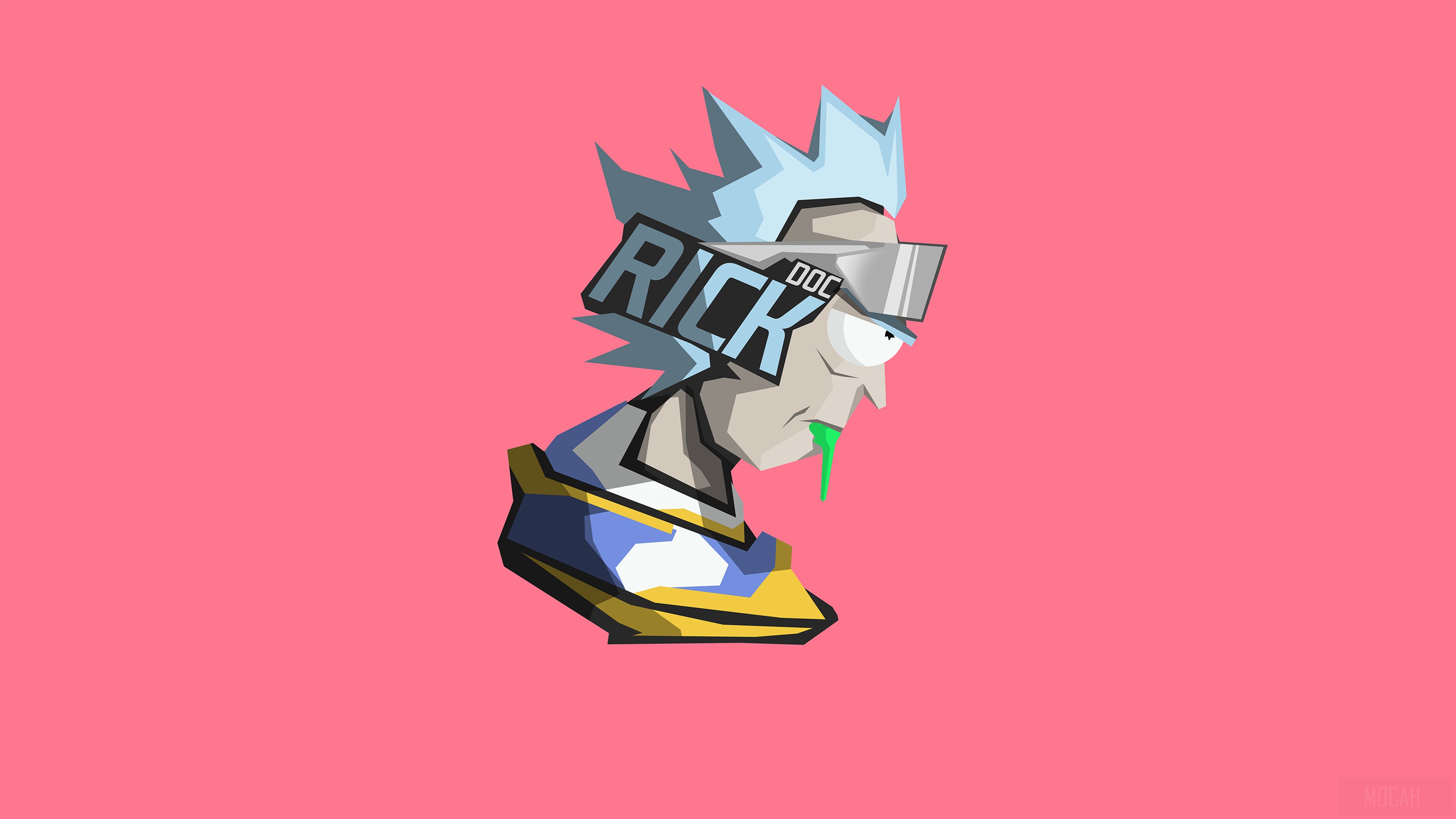 Rick Sanchez from Rick and Morty 4K HD Wallpaper