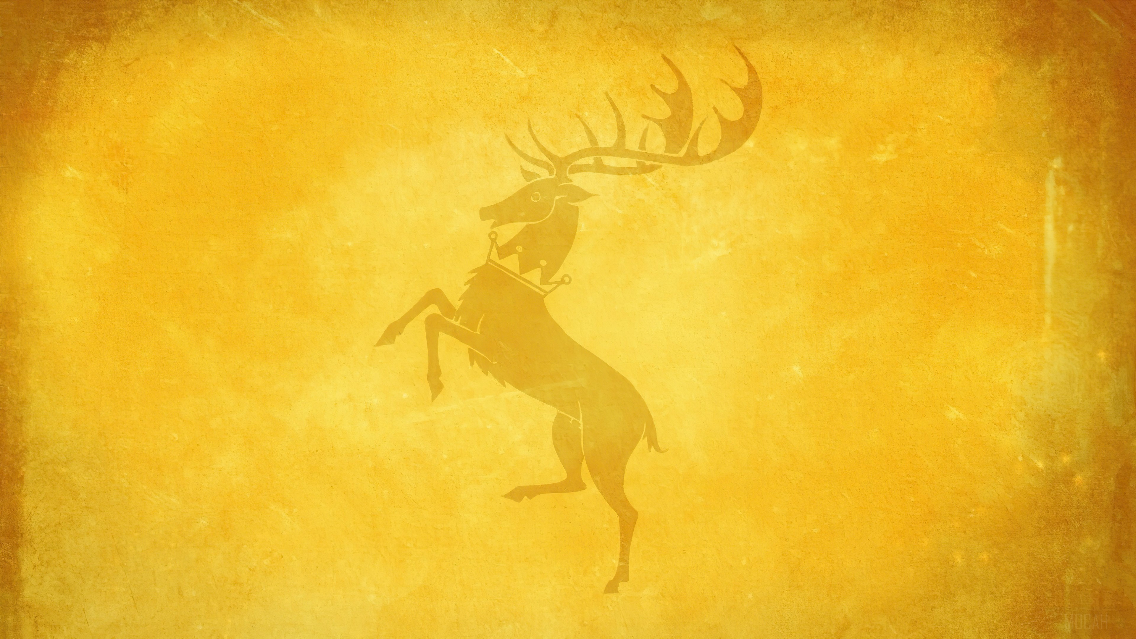 Stag with Crown from Game of Thrones 4K HD Wallpaper
