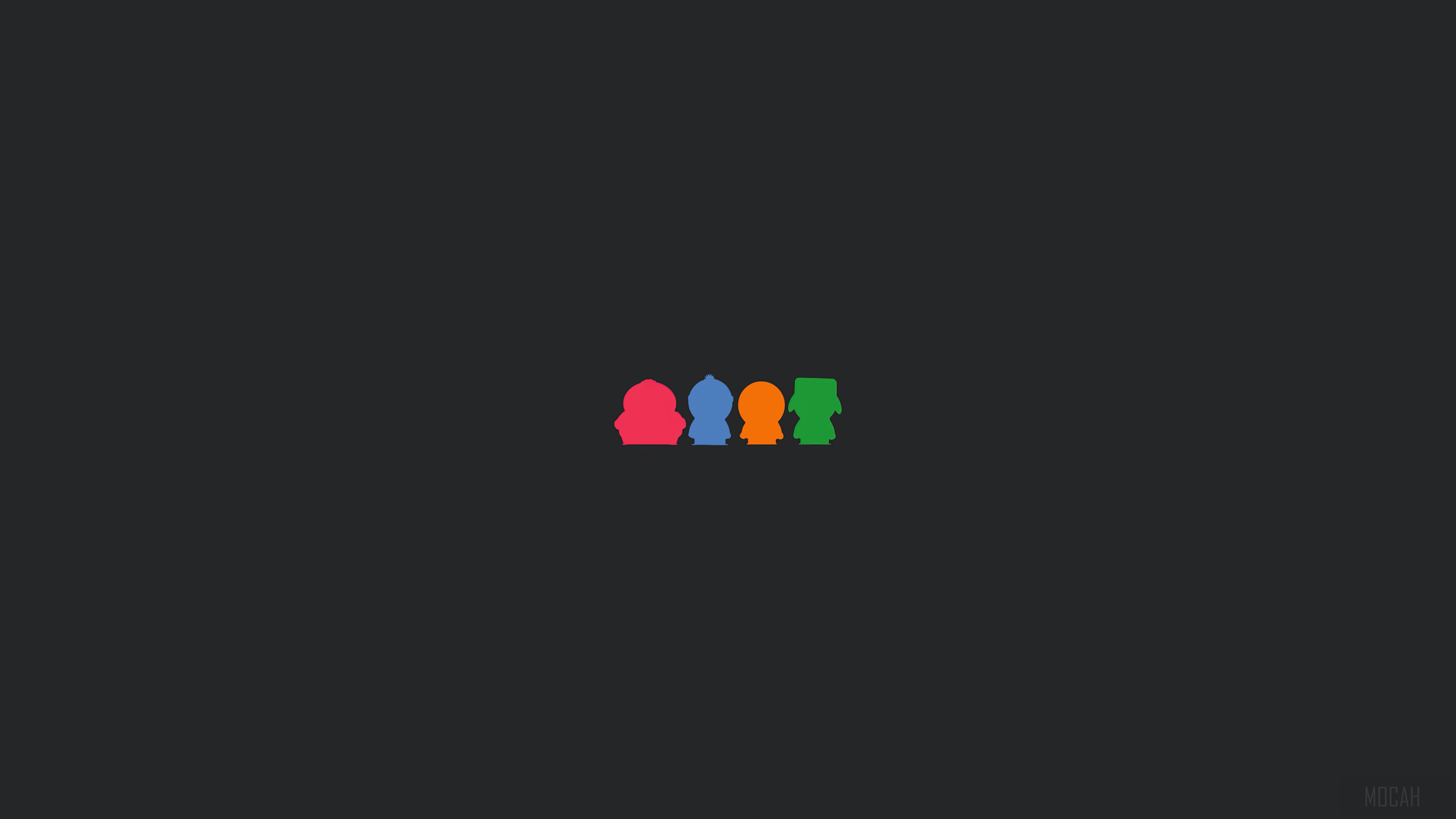 South Park Characters Minimalist 4K HD Wallpaper