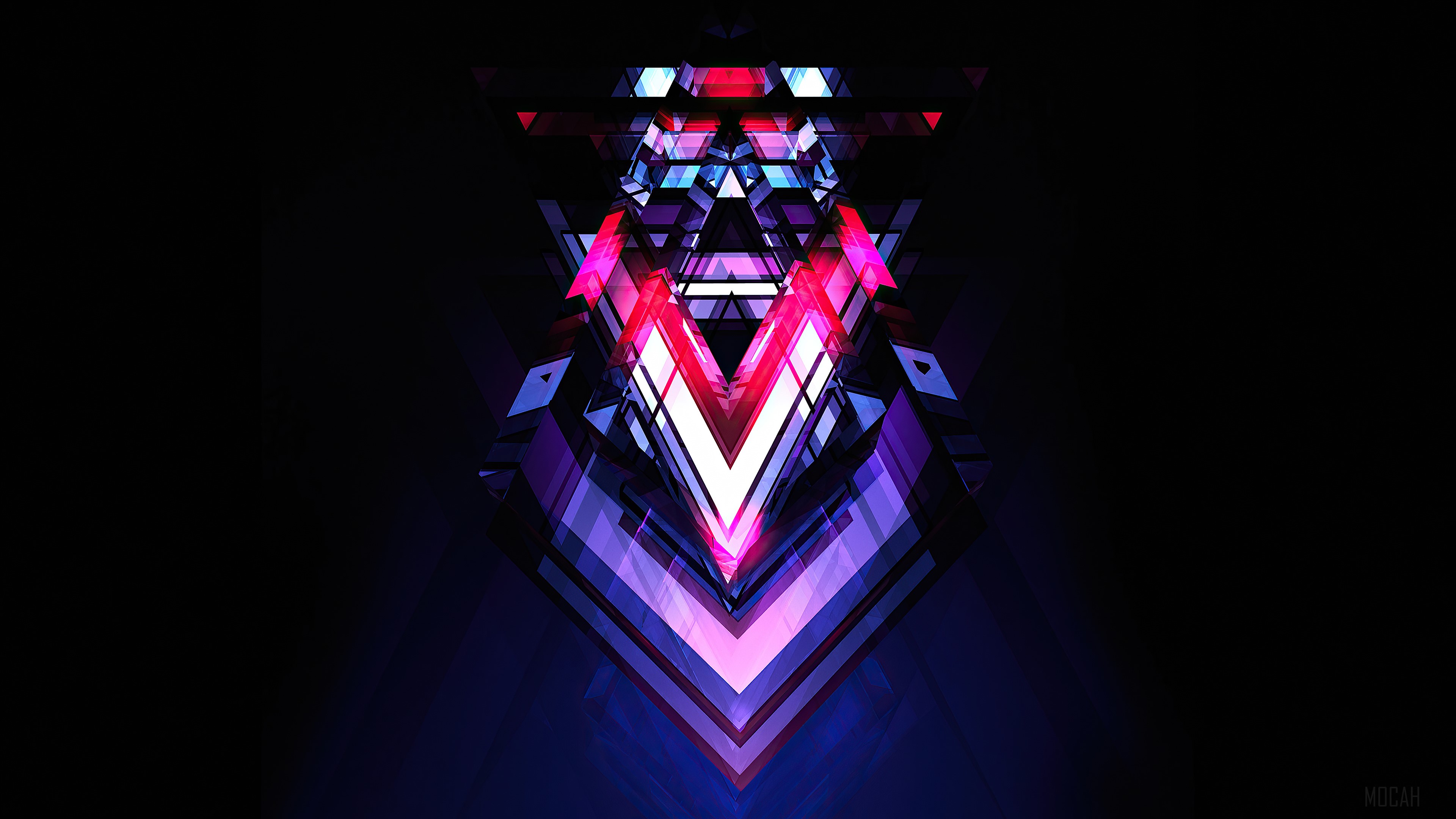Meta Abstract Shapes HD Wallpaper