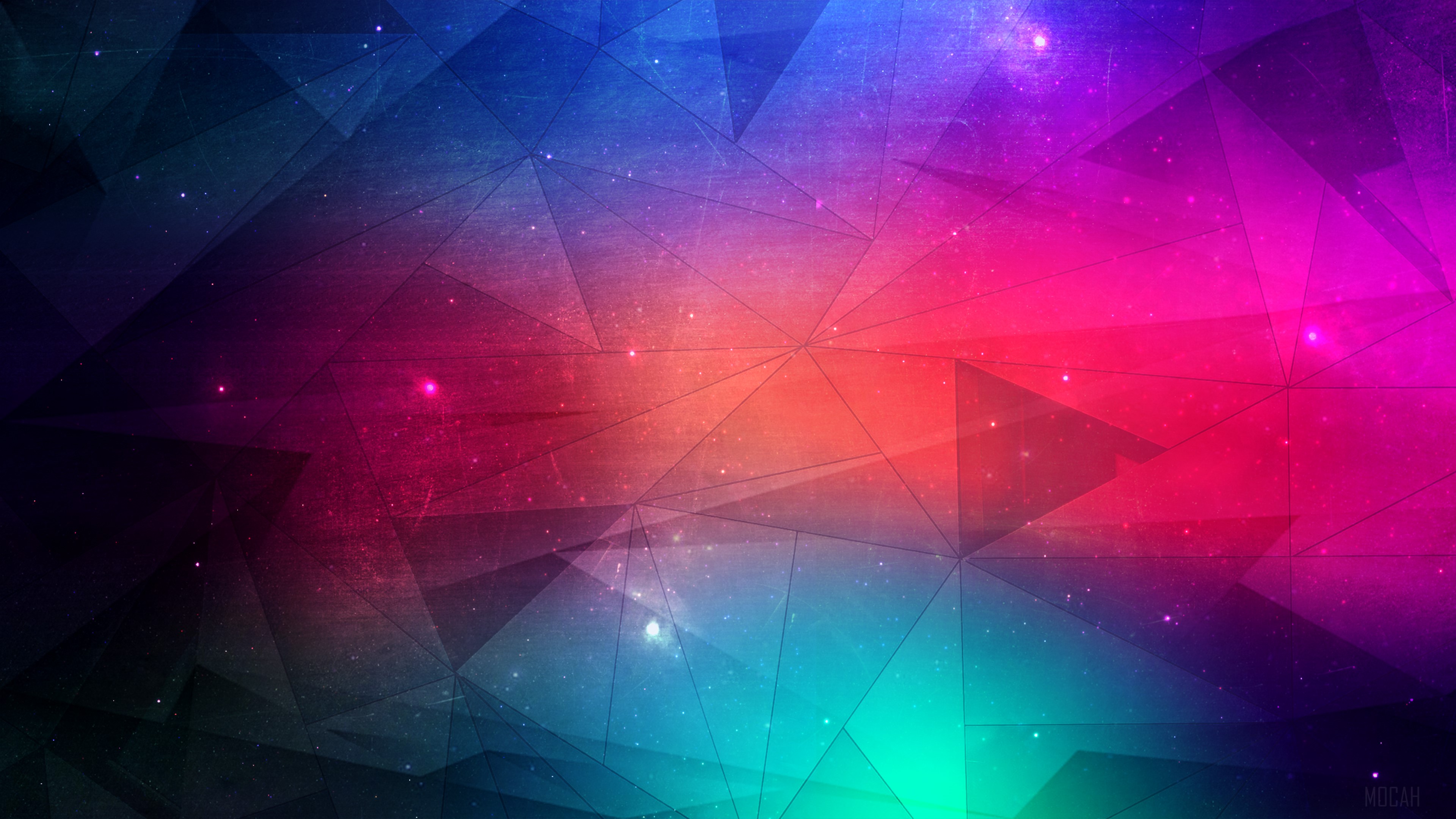 Joining Triangles HD Wallpaper