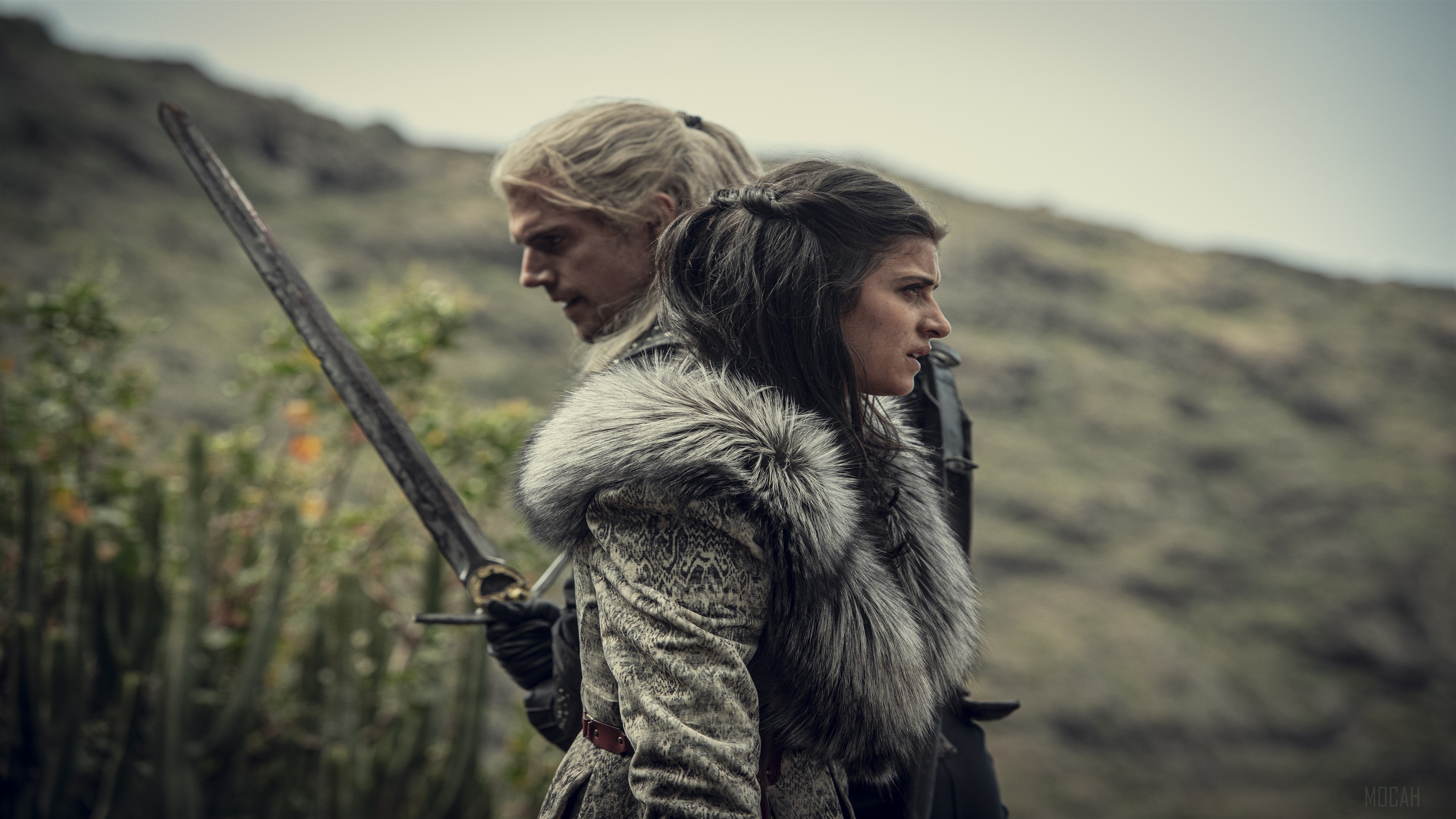 Geralt and Yennefer from The Witcher TV Show 4K HD Wallpaper