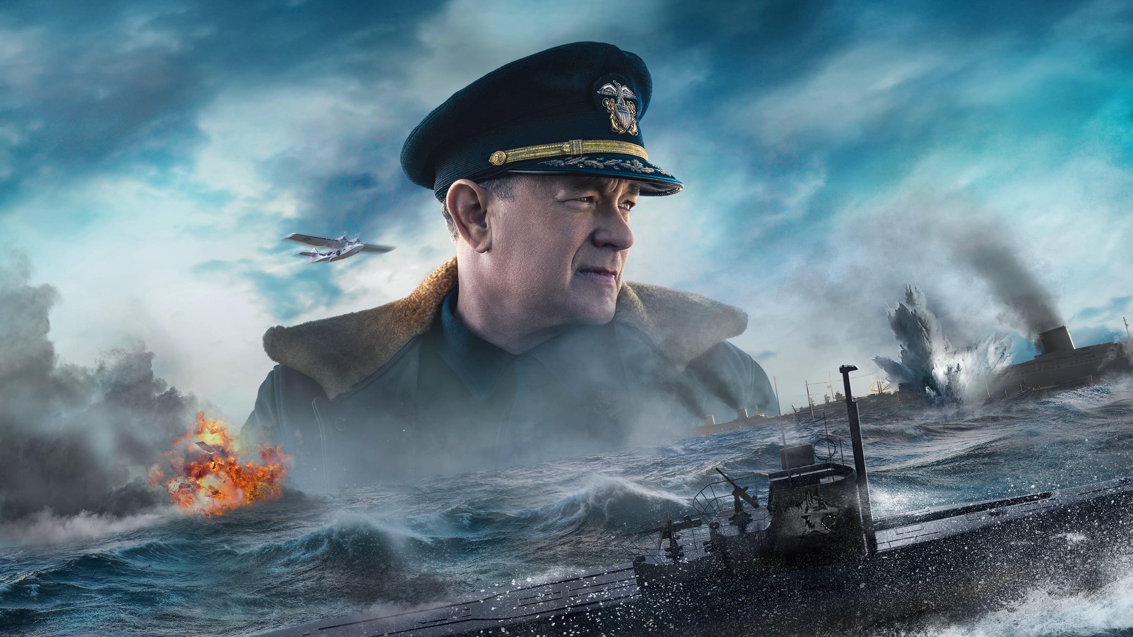 Tom Hanks in Greyhound 4K HD Wallpaper