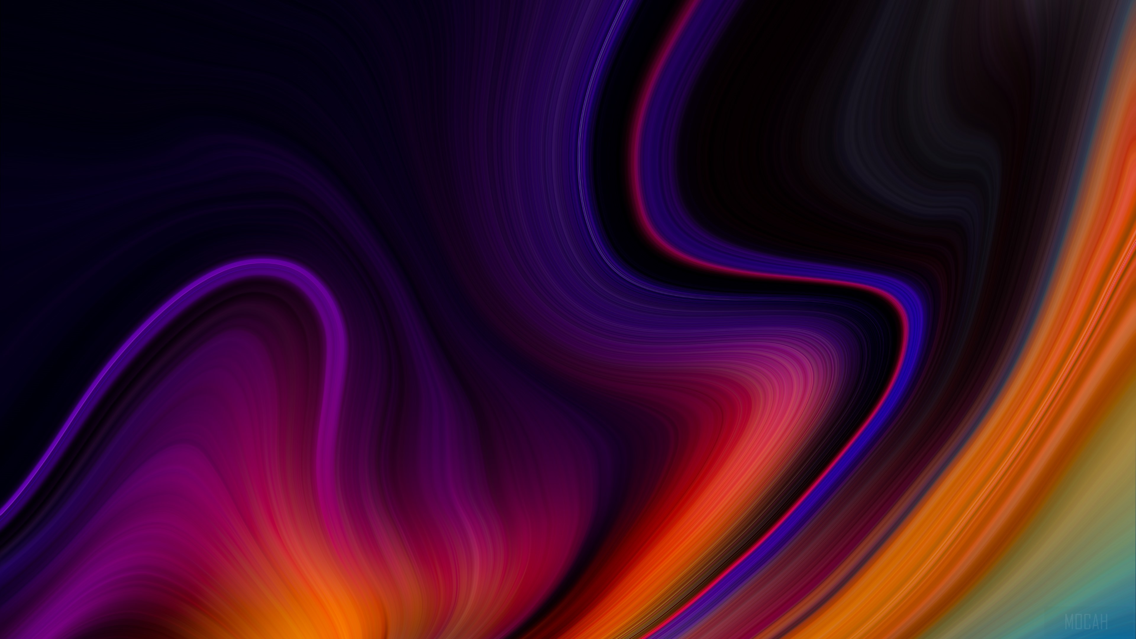 Abstract Formation of Colors 4K HD Wallpaper
