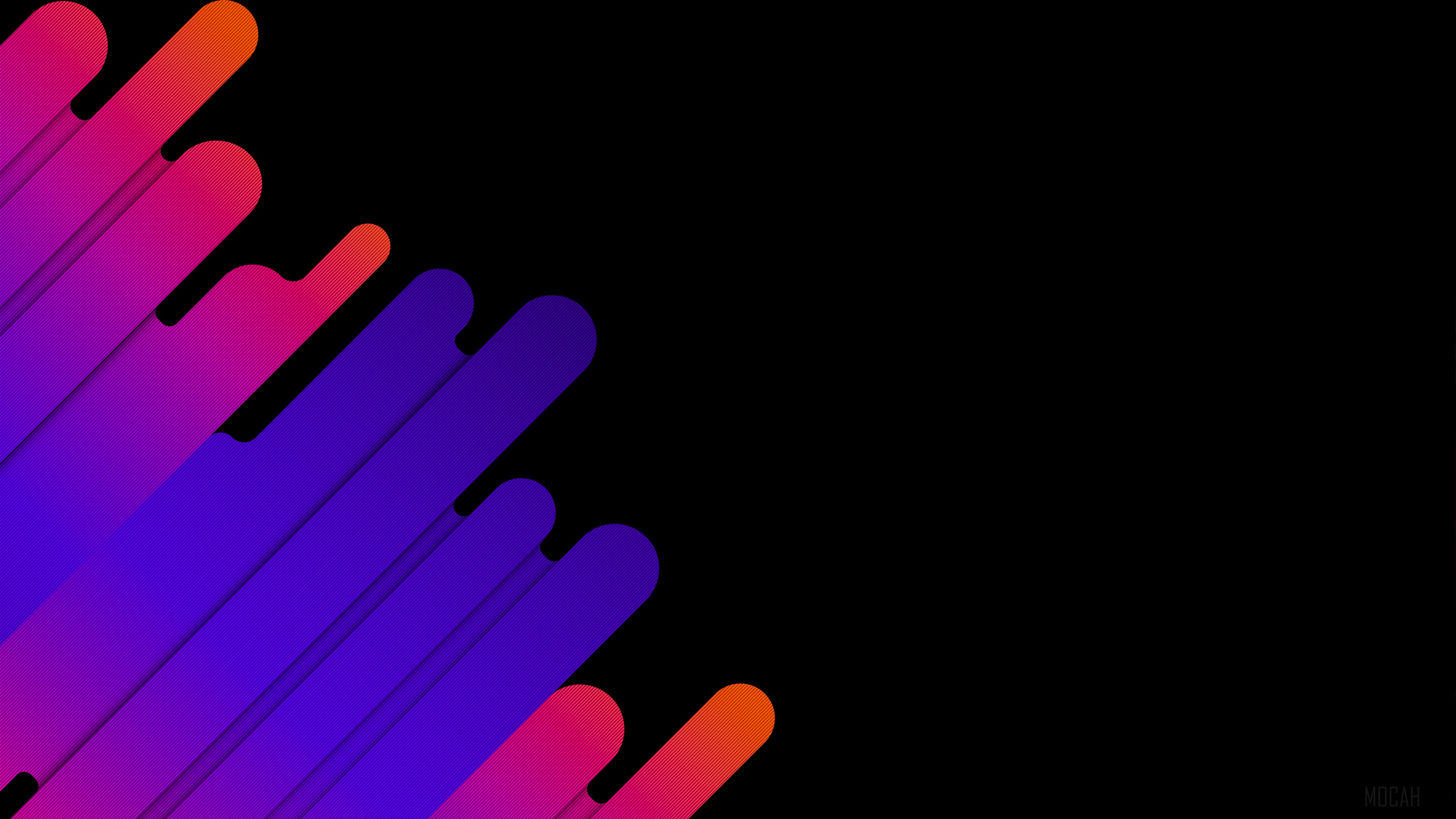 Abstract Gradient Lines 4K HD Wallpaper