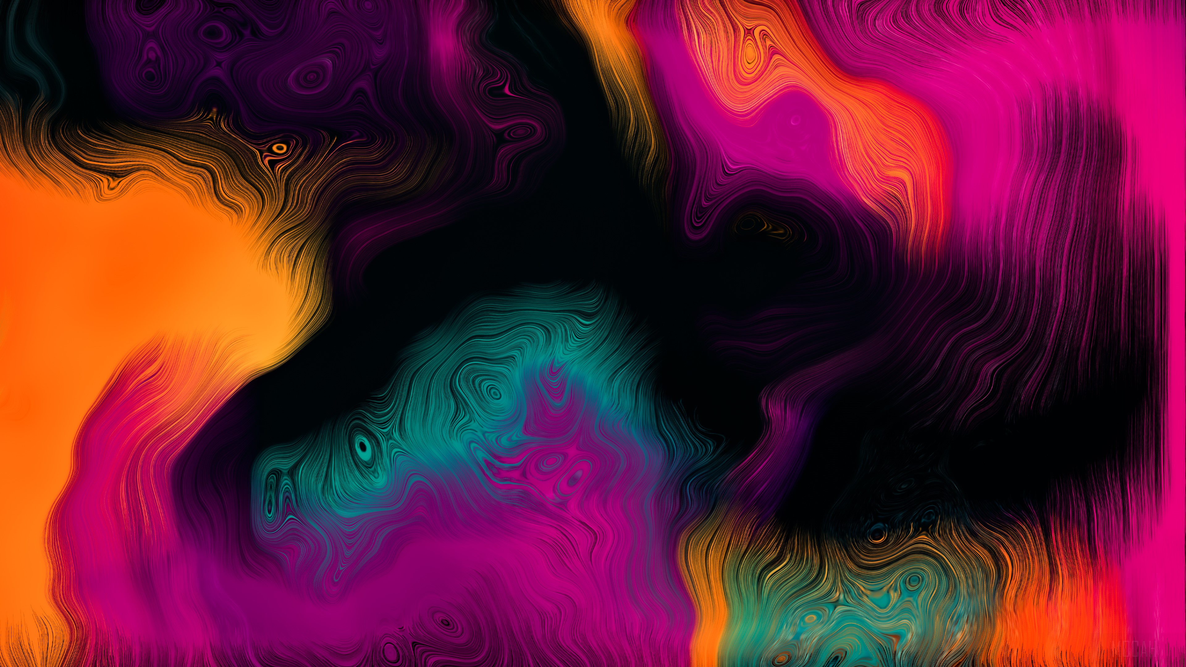Abstract Color Exposure HD Wallpaper