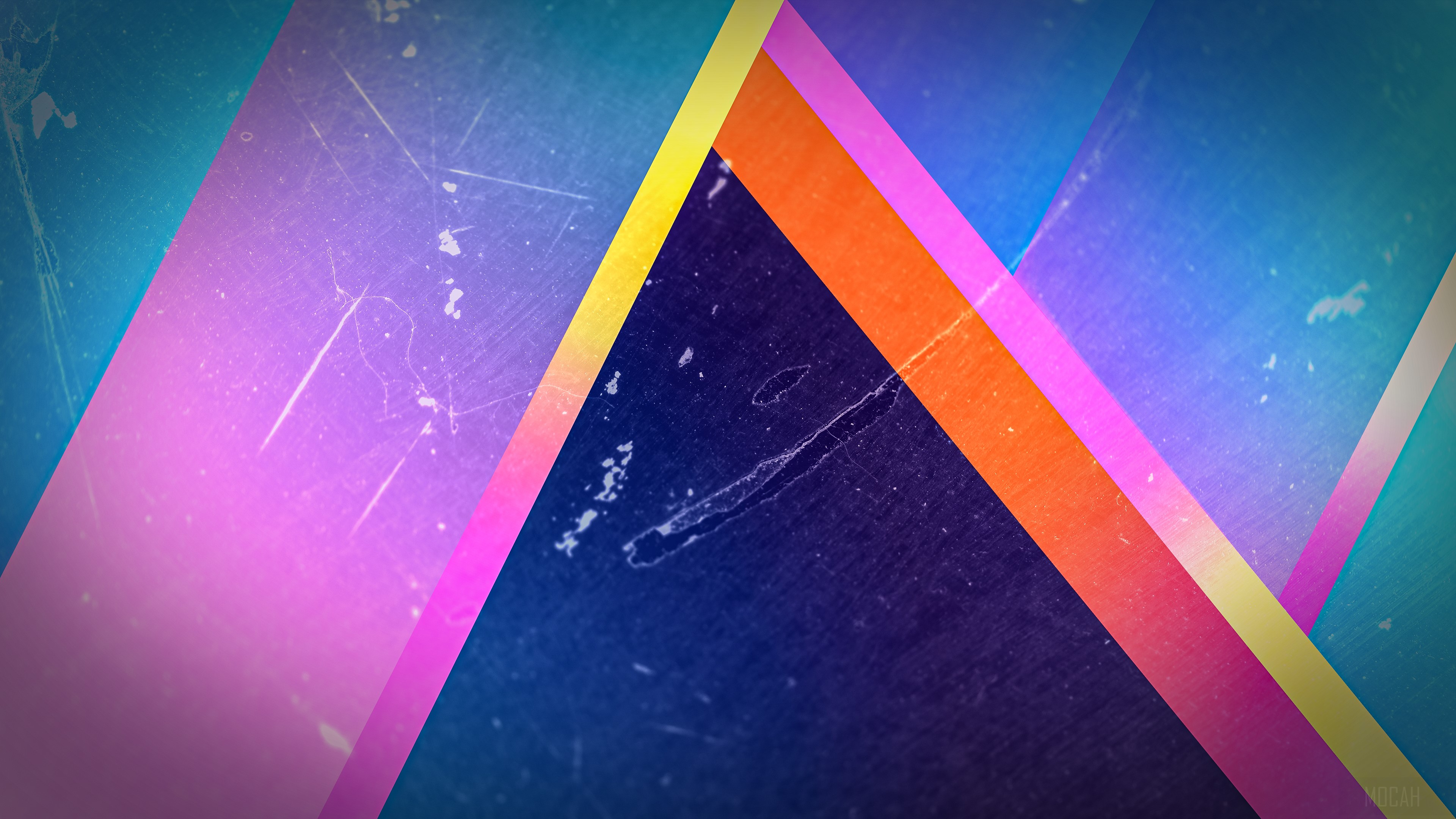 Abstract Pyramid Triangle 4K HD Wallpaper