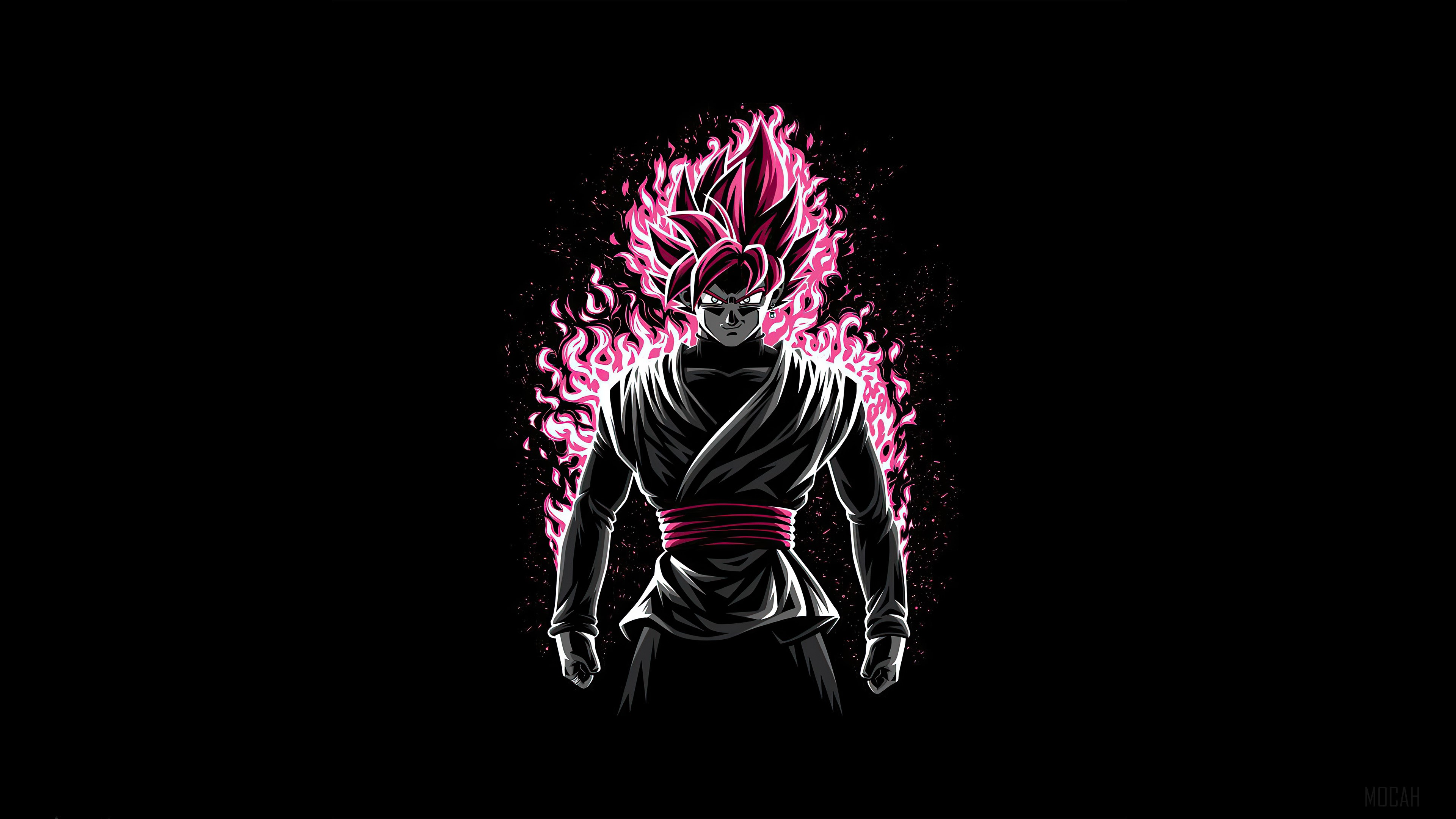 Goku Black Rose from Dragon Ball Z 4K HD Wallpaper