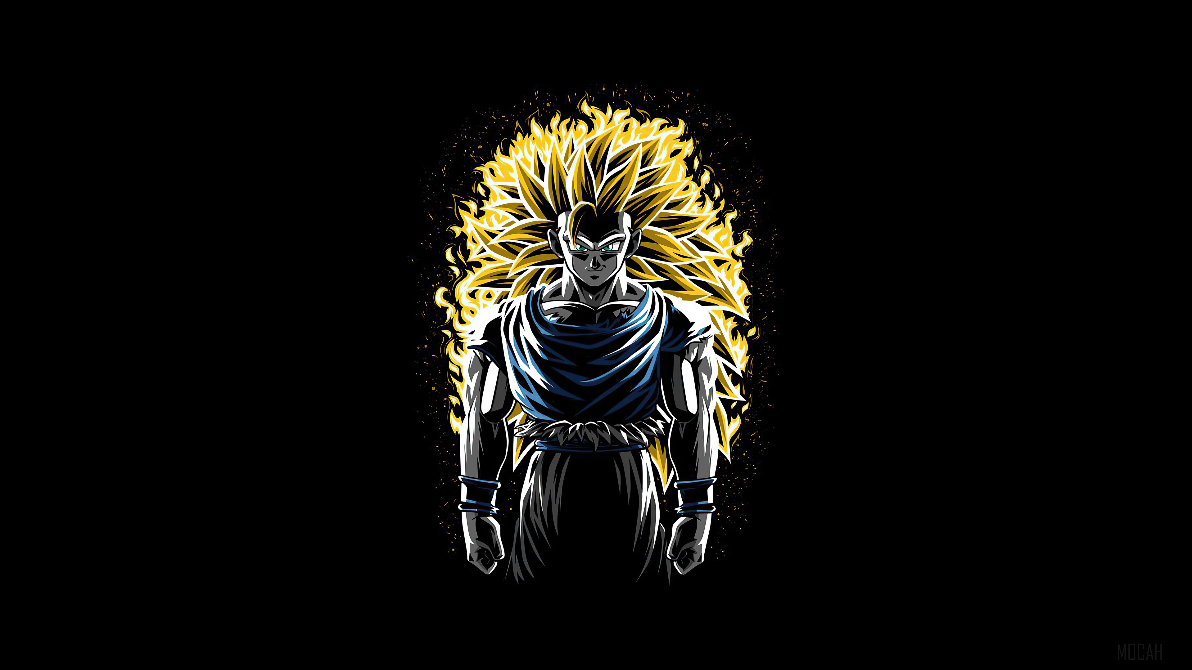 Super Saiyan 3 Goku from Dragon Ball Z 4K HD Wallpaper