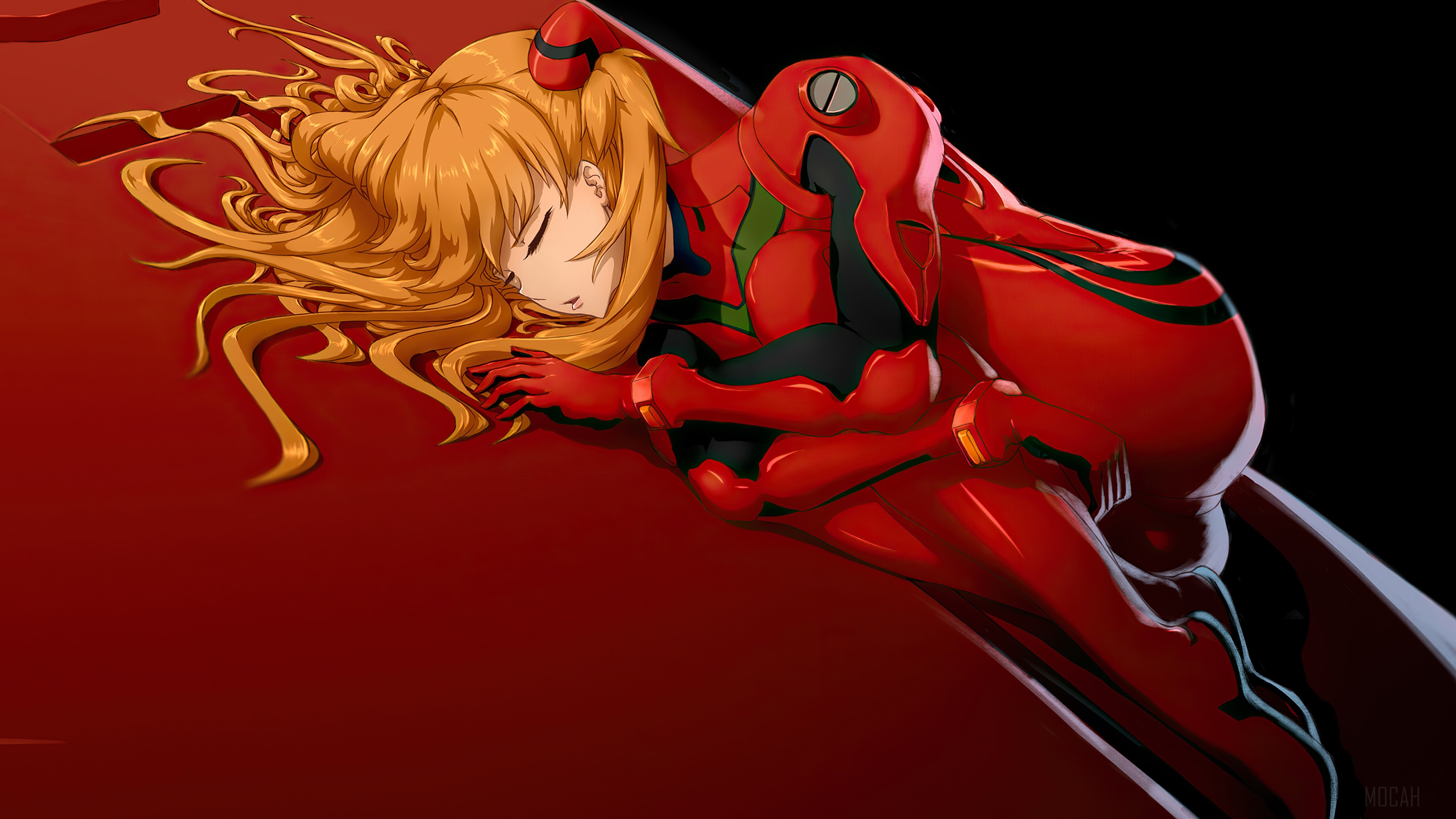 Asuka Langley Shikinami from Neon Genesis Evangelion 4K HD Wallpaper