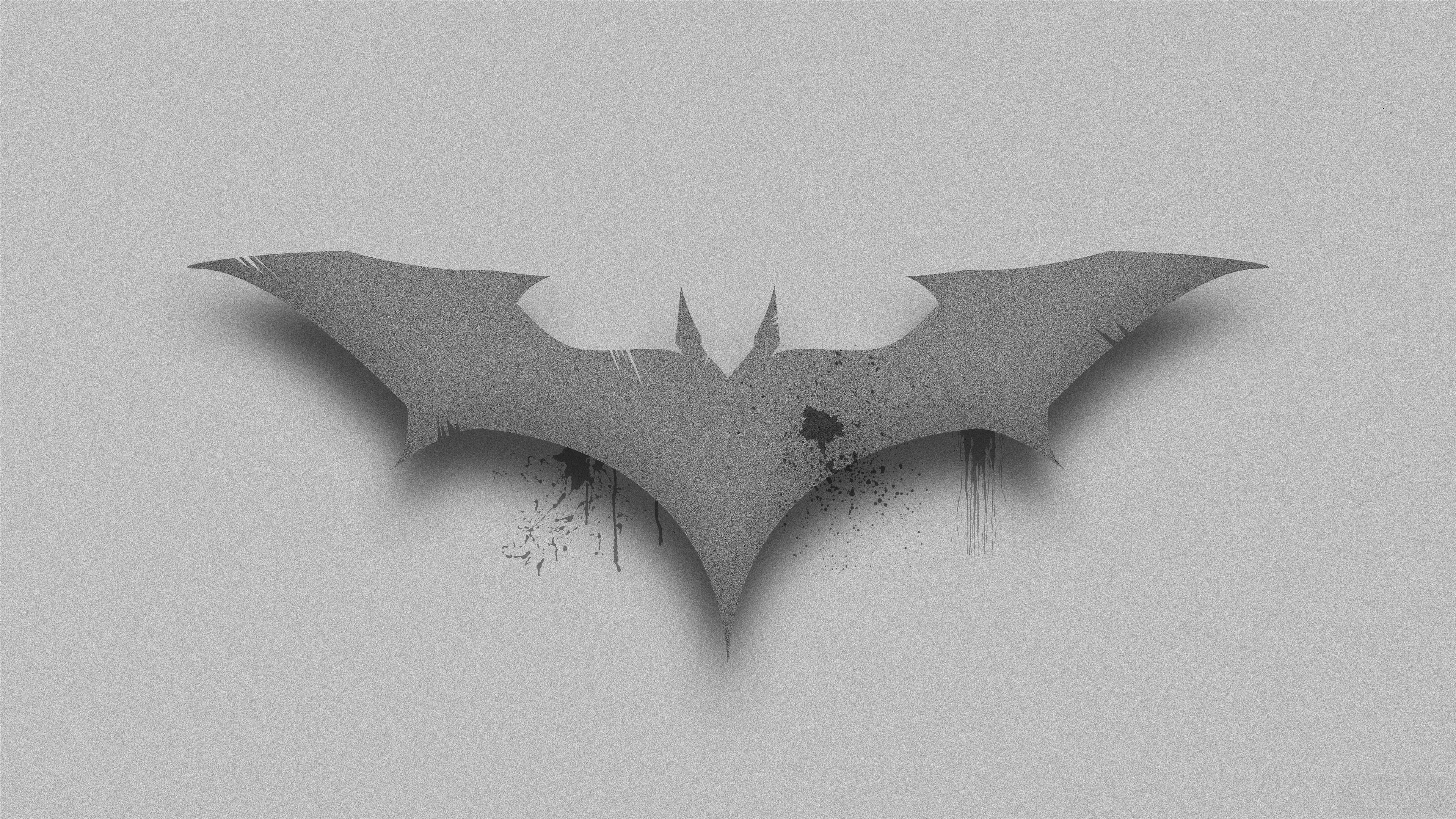 The Dark Knight Bat Logo 4K HD Wallpaper