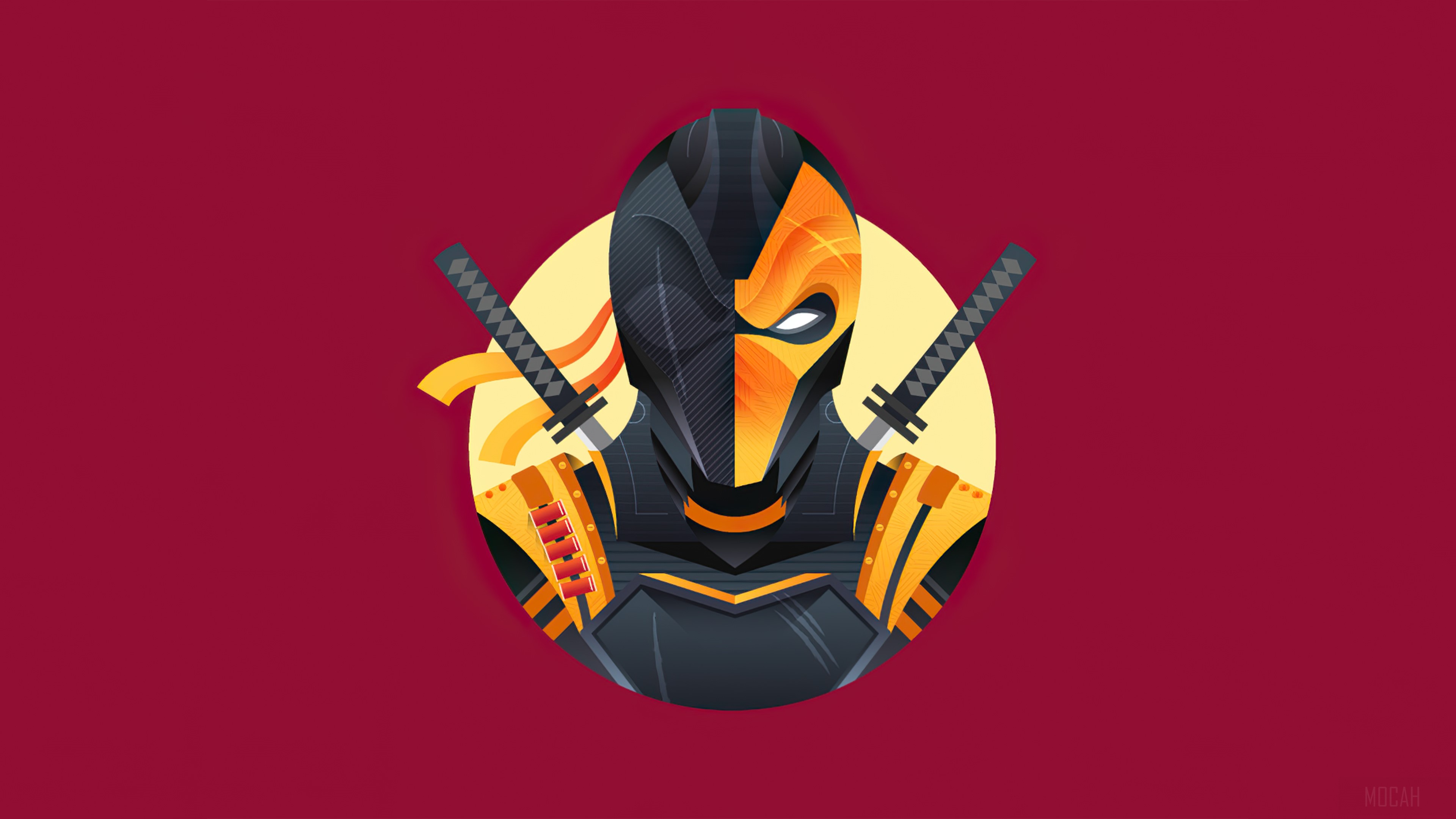 Deathstroke Minimal HD Wallpaper