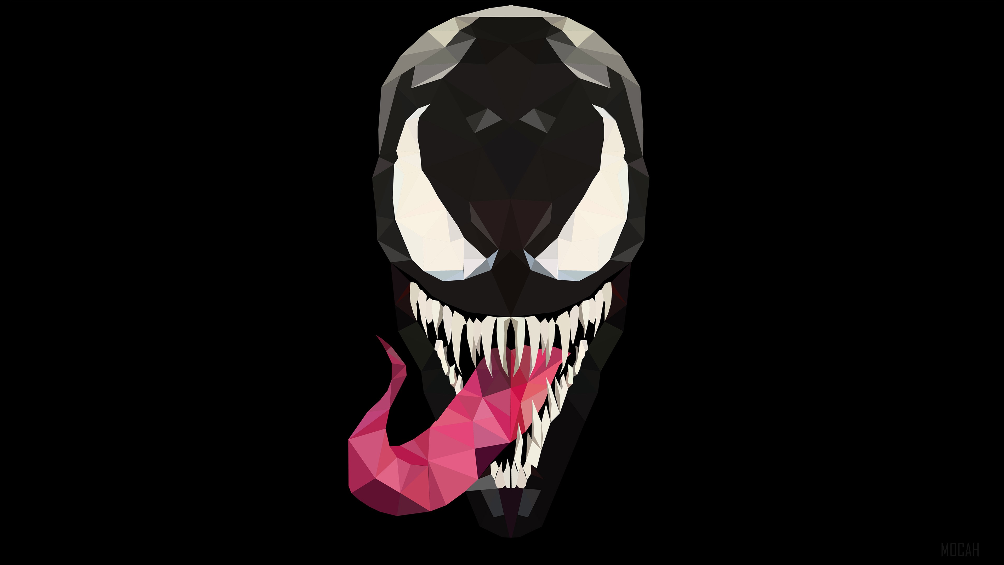 Venom Minimalism Artwork HD Wallpaper