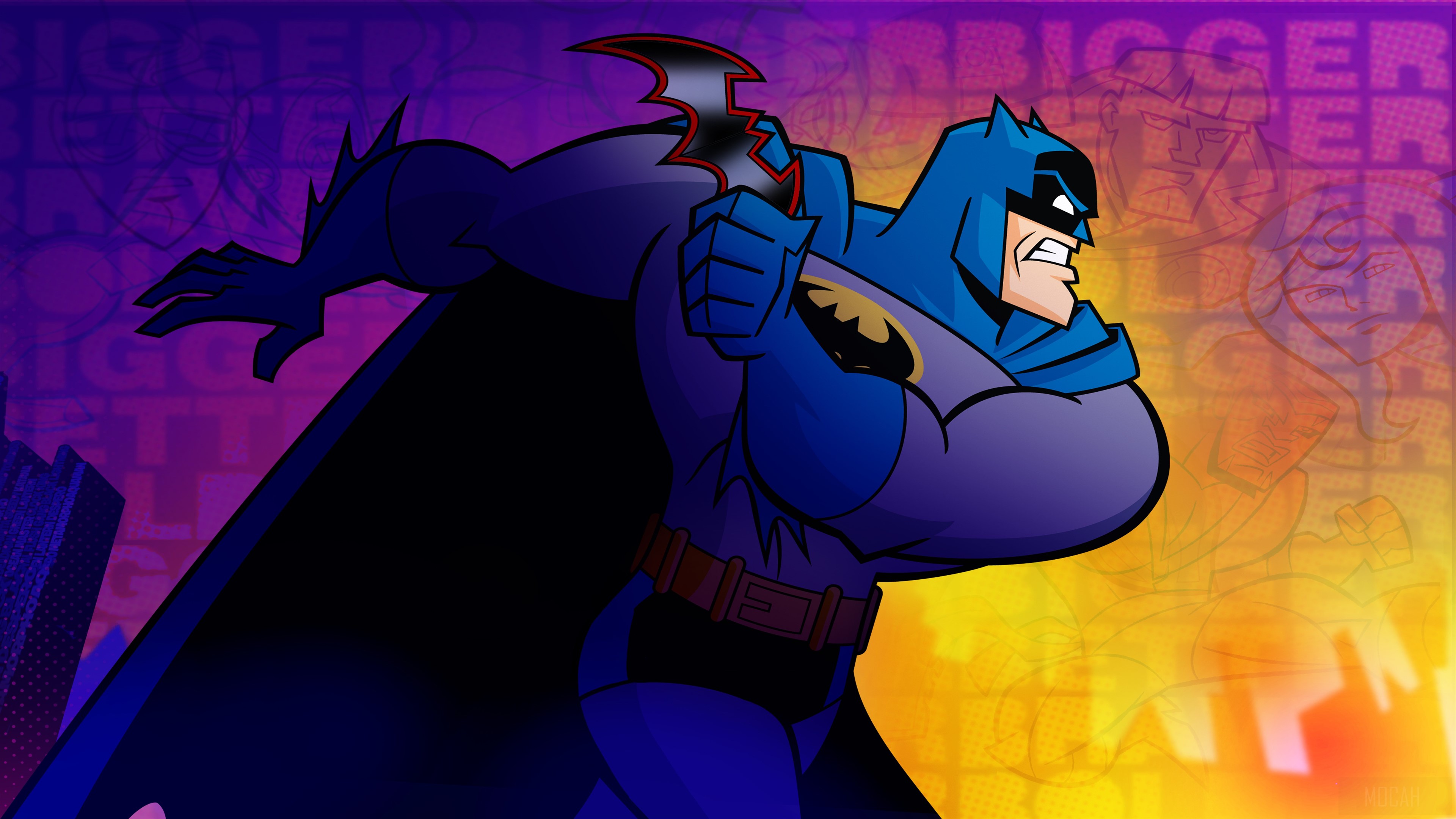 Batman With Batarang HD Wallpaper