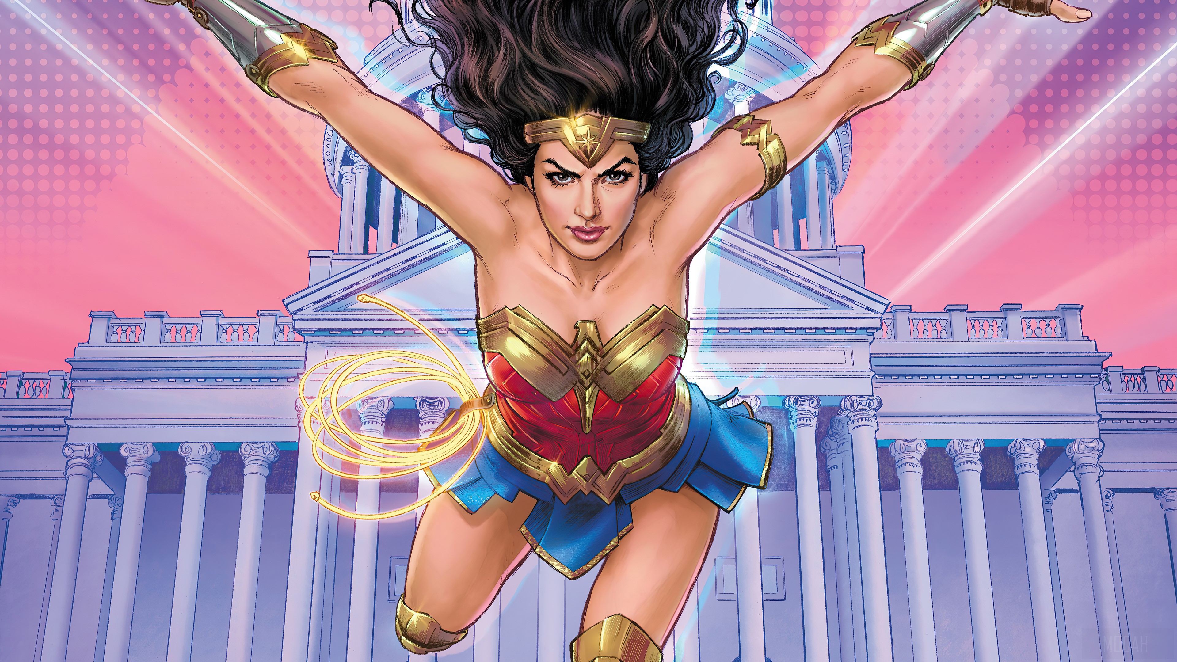 Wonder Woman from Wonder Woman 1984 Concept Art 4K HD Wallpaper