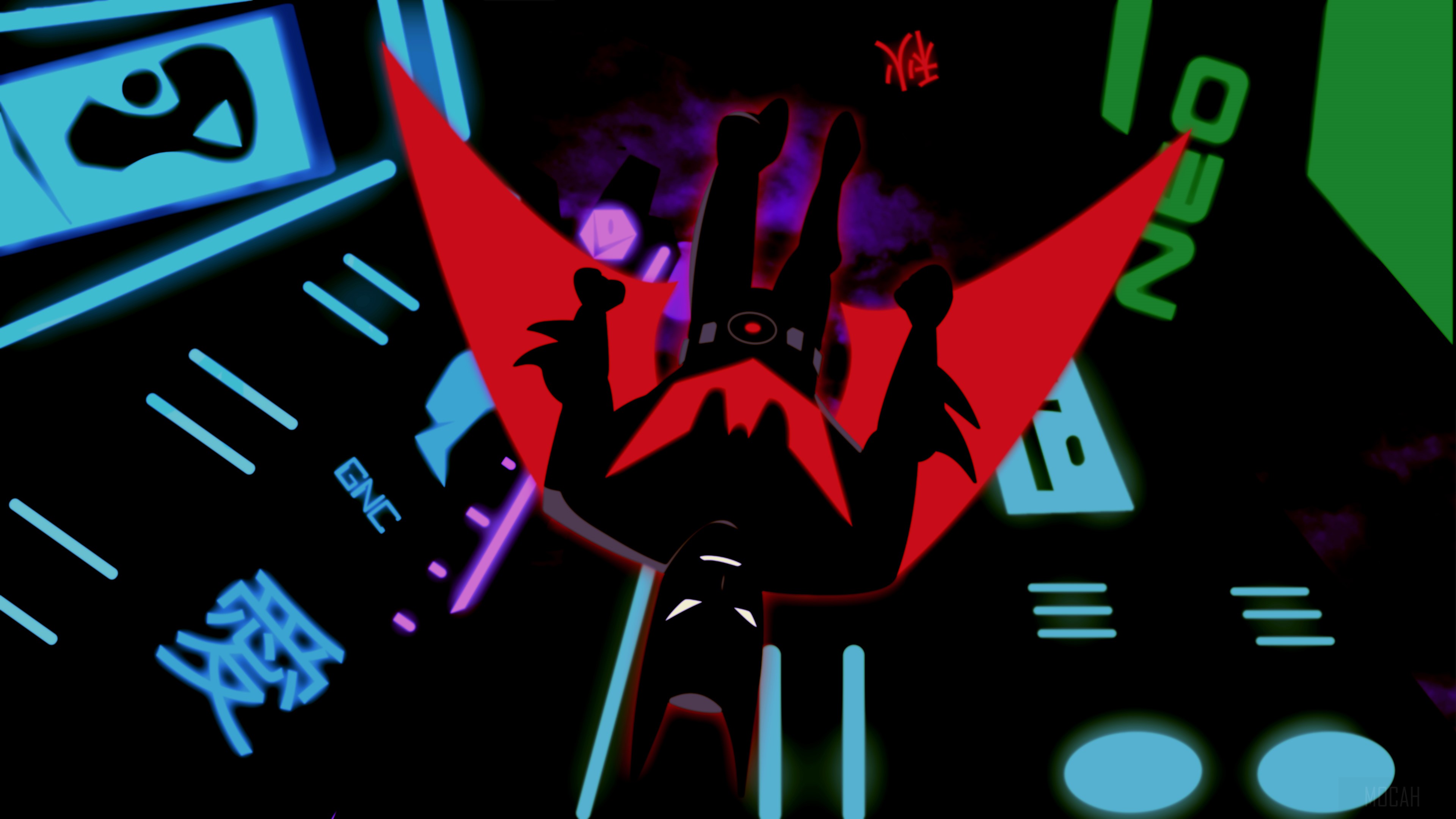 Batman from Batman Beyond Falling 4K HD Wallpaper