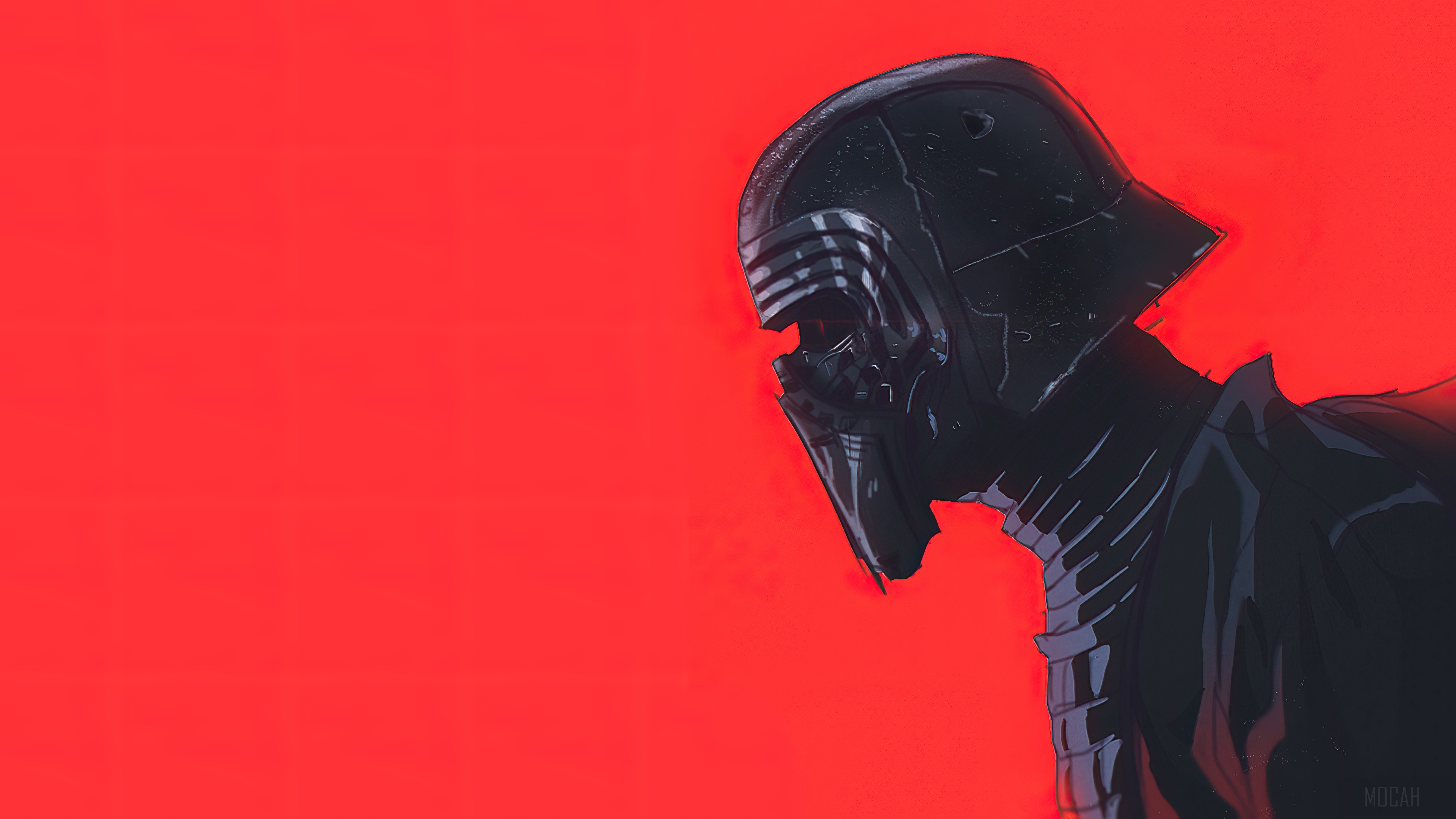 Kylo Ren Minimal Art HD Wallpaper