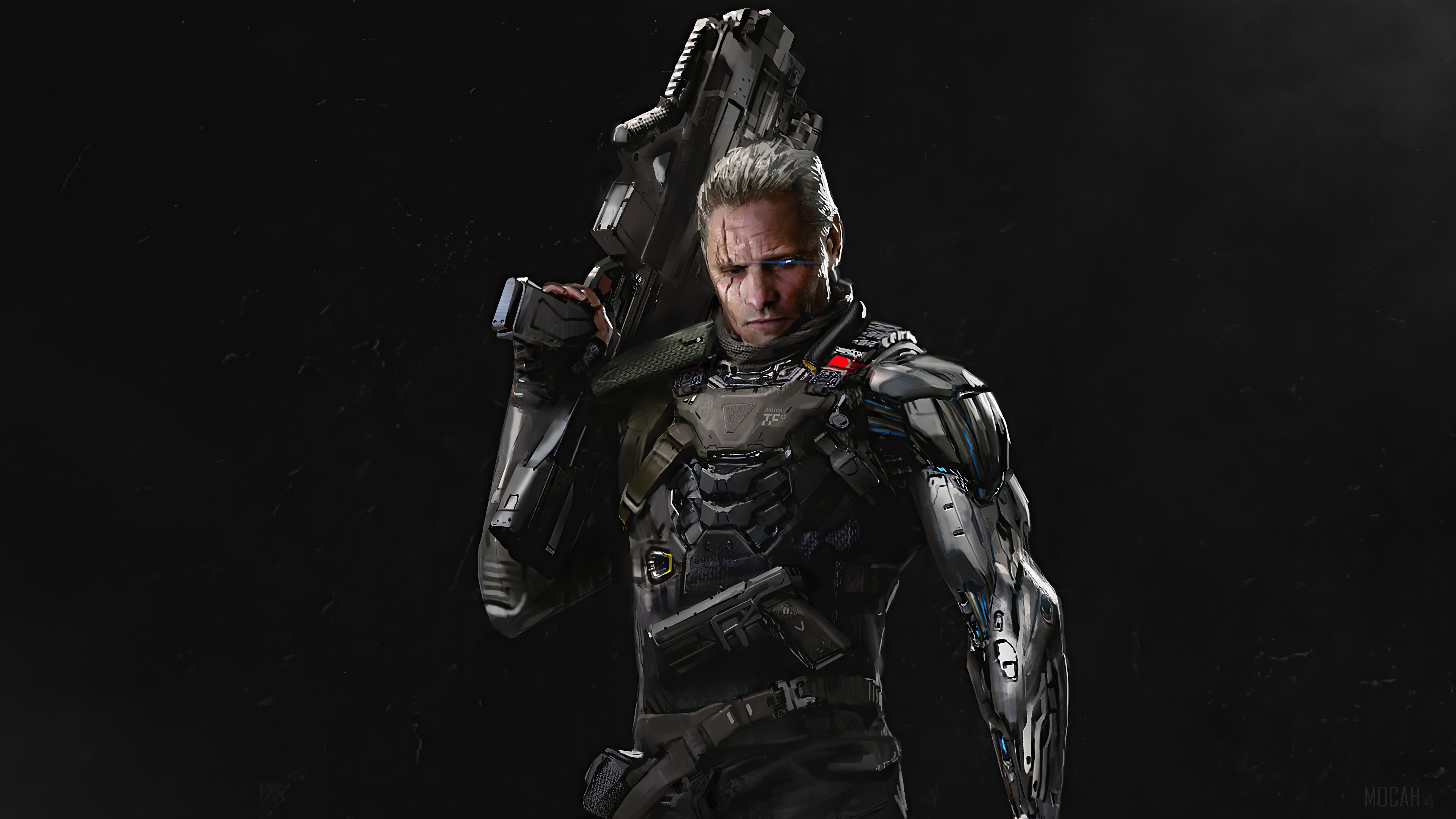 Cable from X-Men 4K HD Wallpaper