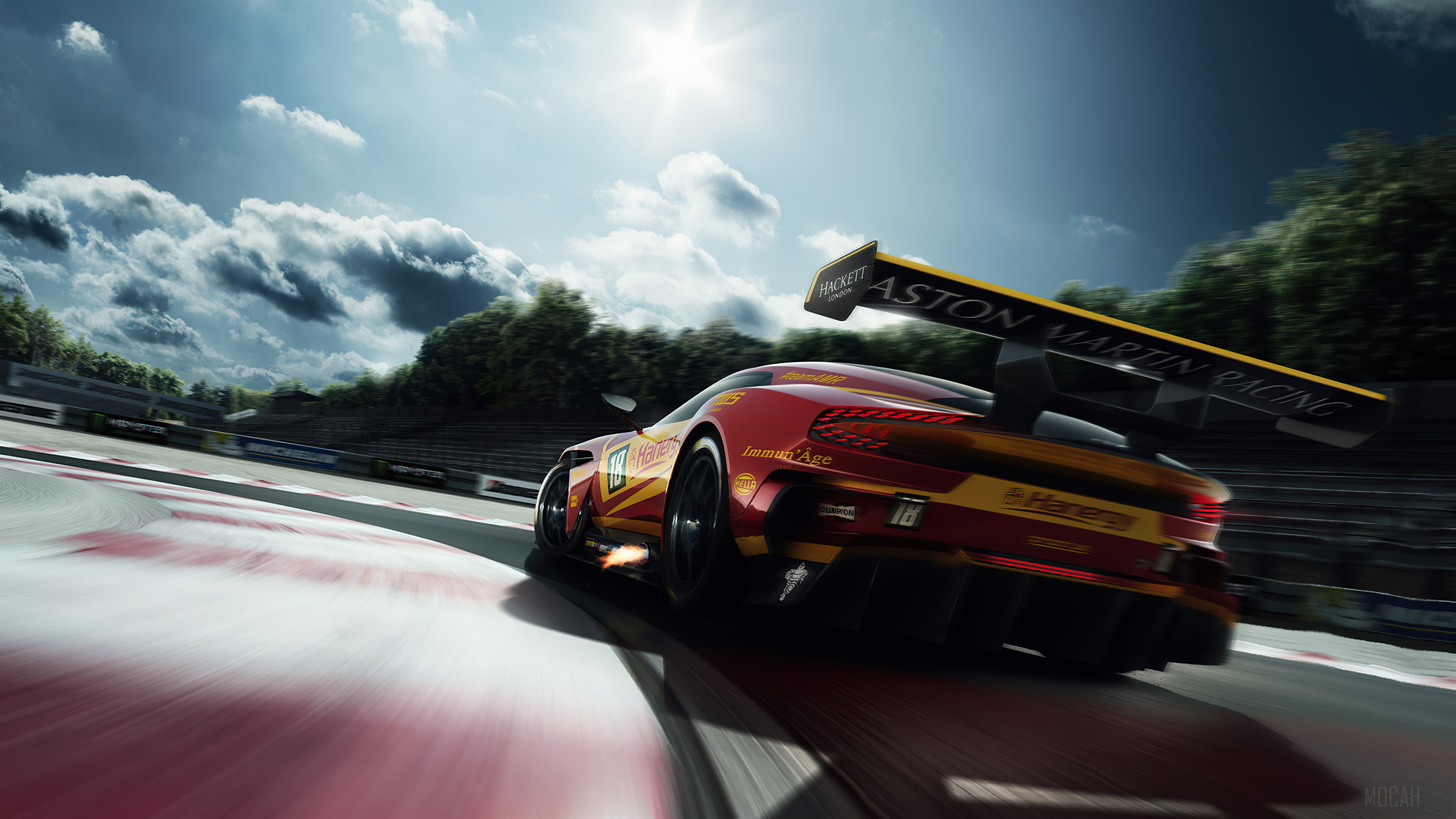 Aston Martin Vulcan Racing Car on Track 4K HD Wallpaper