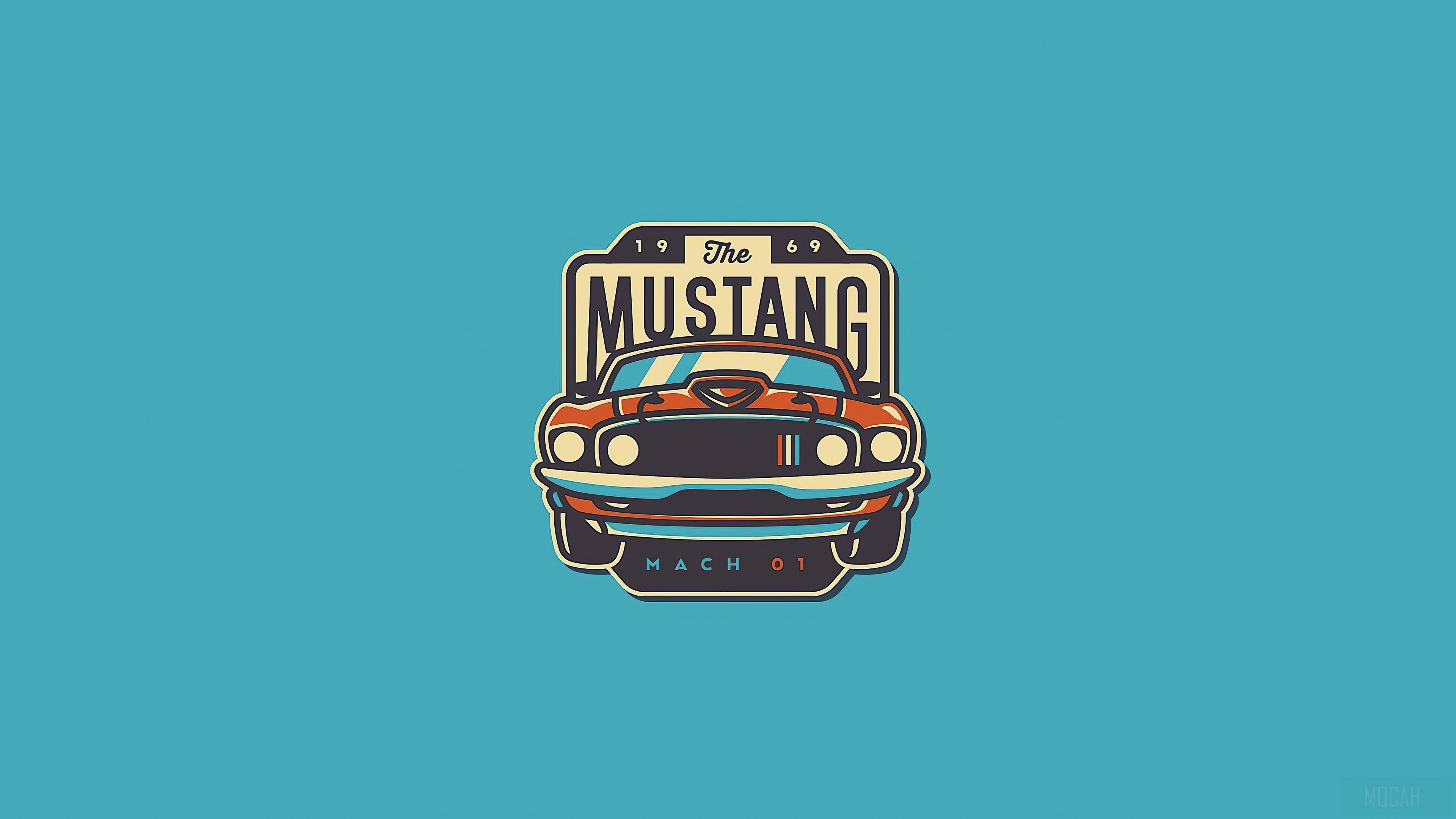 1969 Ford Mustang Mach 1 HD Wallpaper