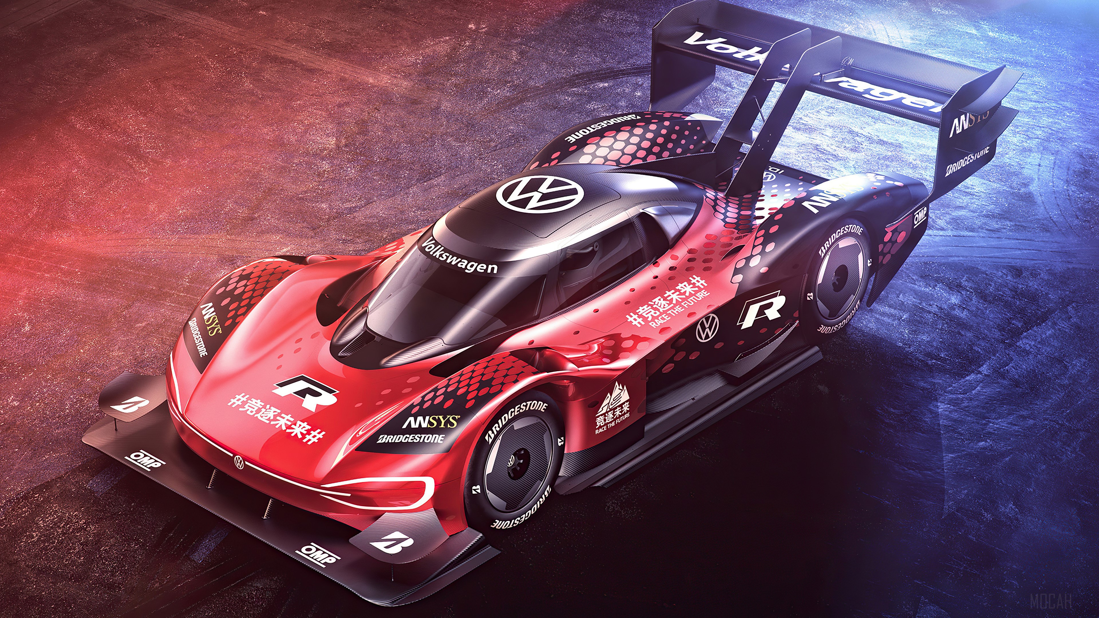 Volkswagen ID.R Race Car 4K HD Wallpaper