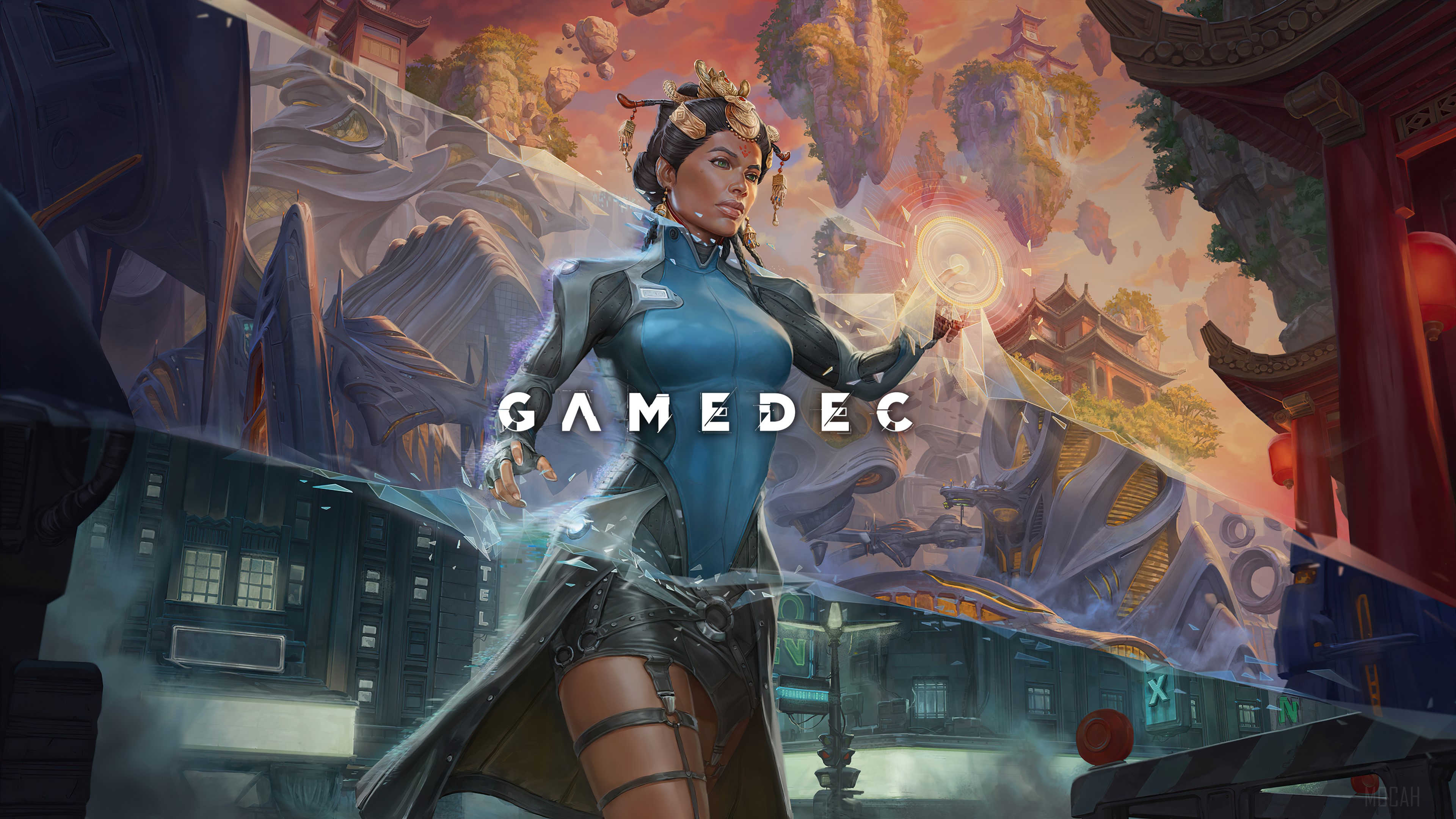Gamedec HD Wallpaper