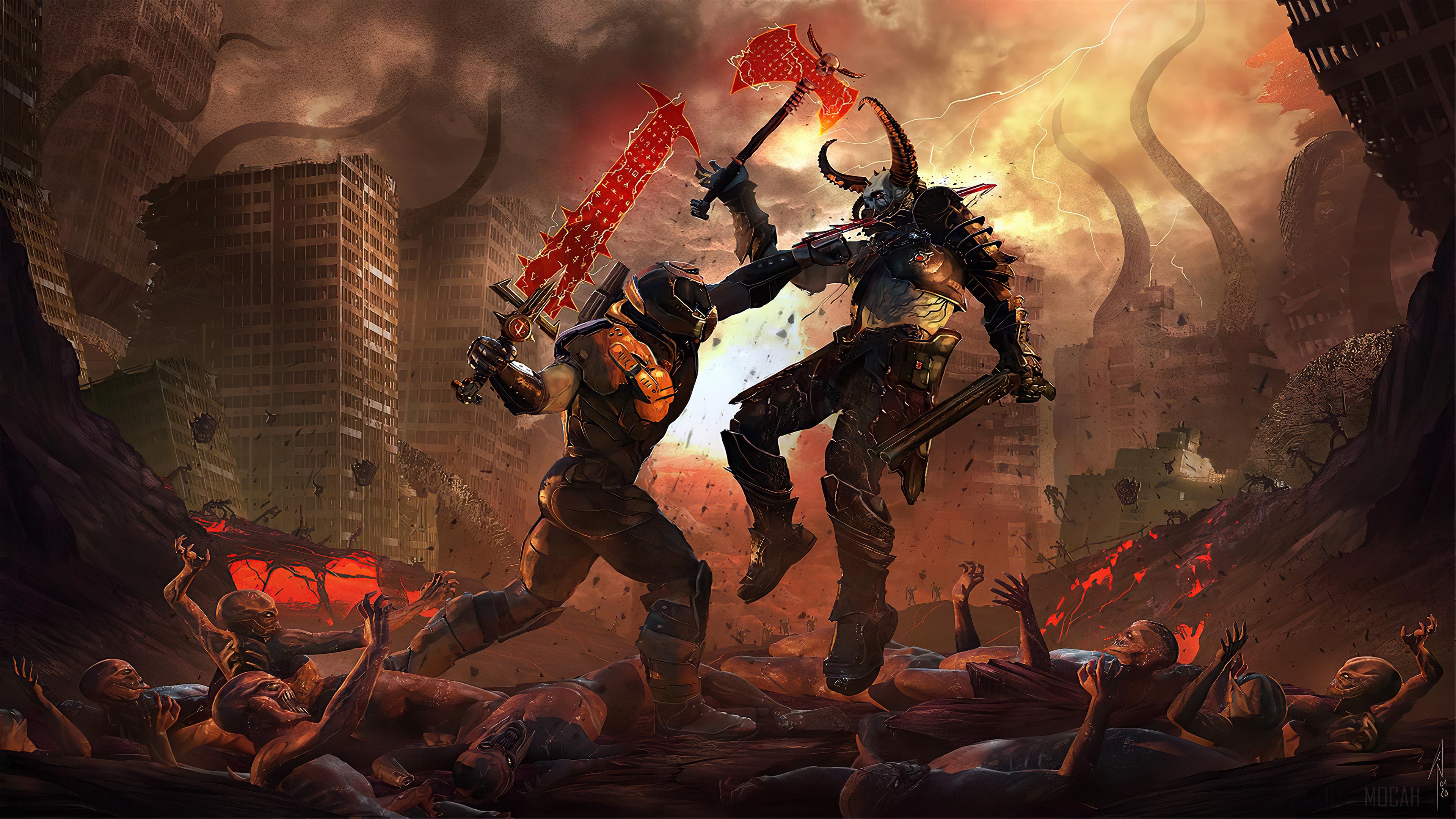 Doom Eternal Art HD Wallpaper