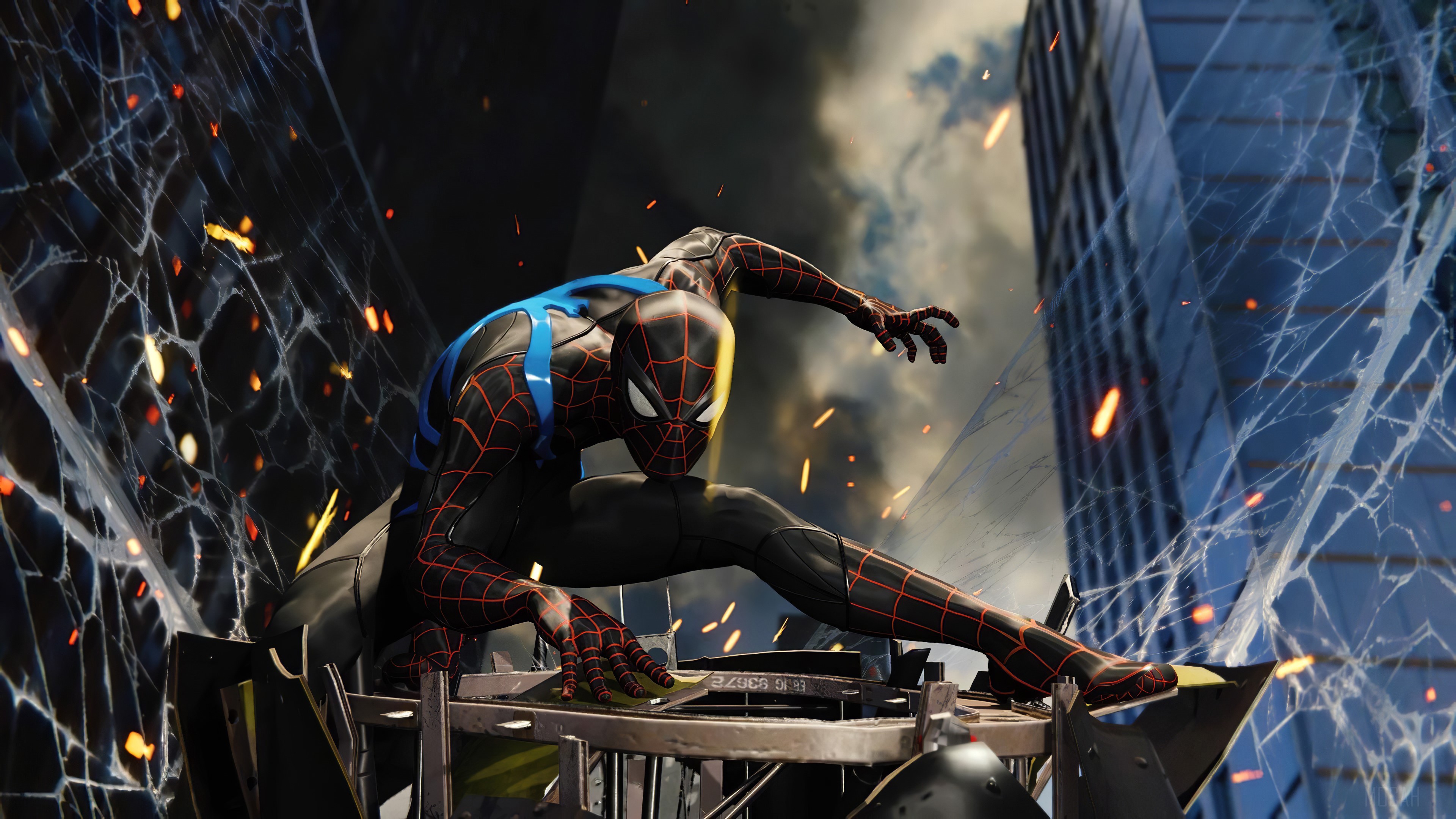 Spider-Man from Marvel's Spider-Man: Miles Morales 4K HD Wallpaper