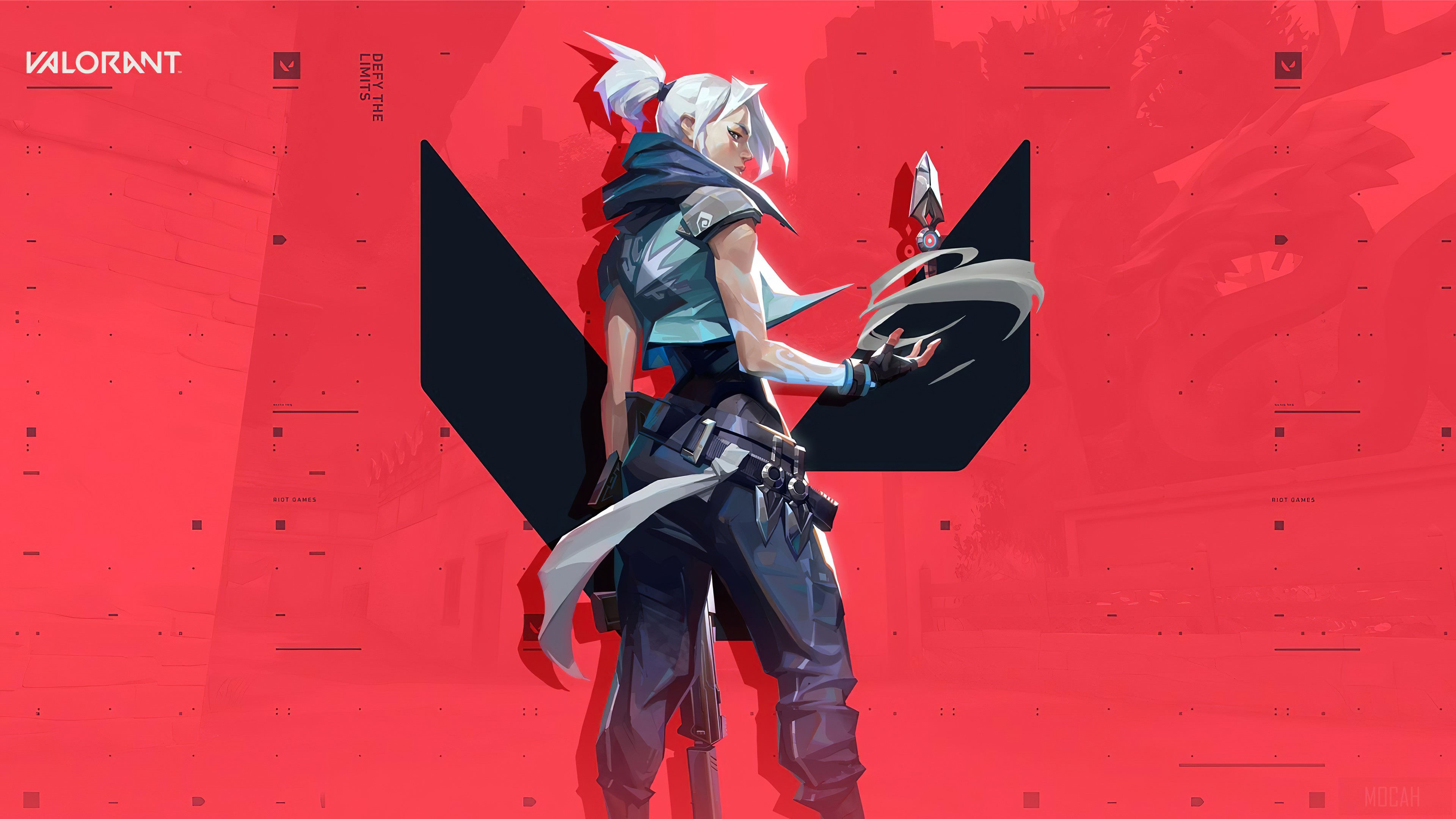 Jett from Valorant 4K HD Wallpaper