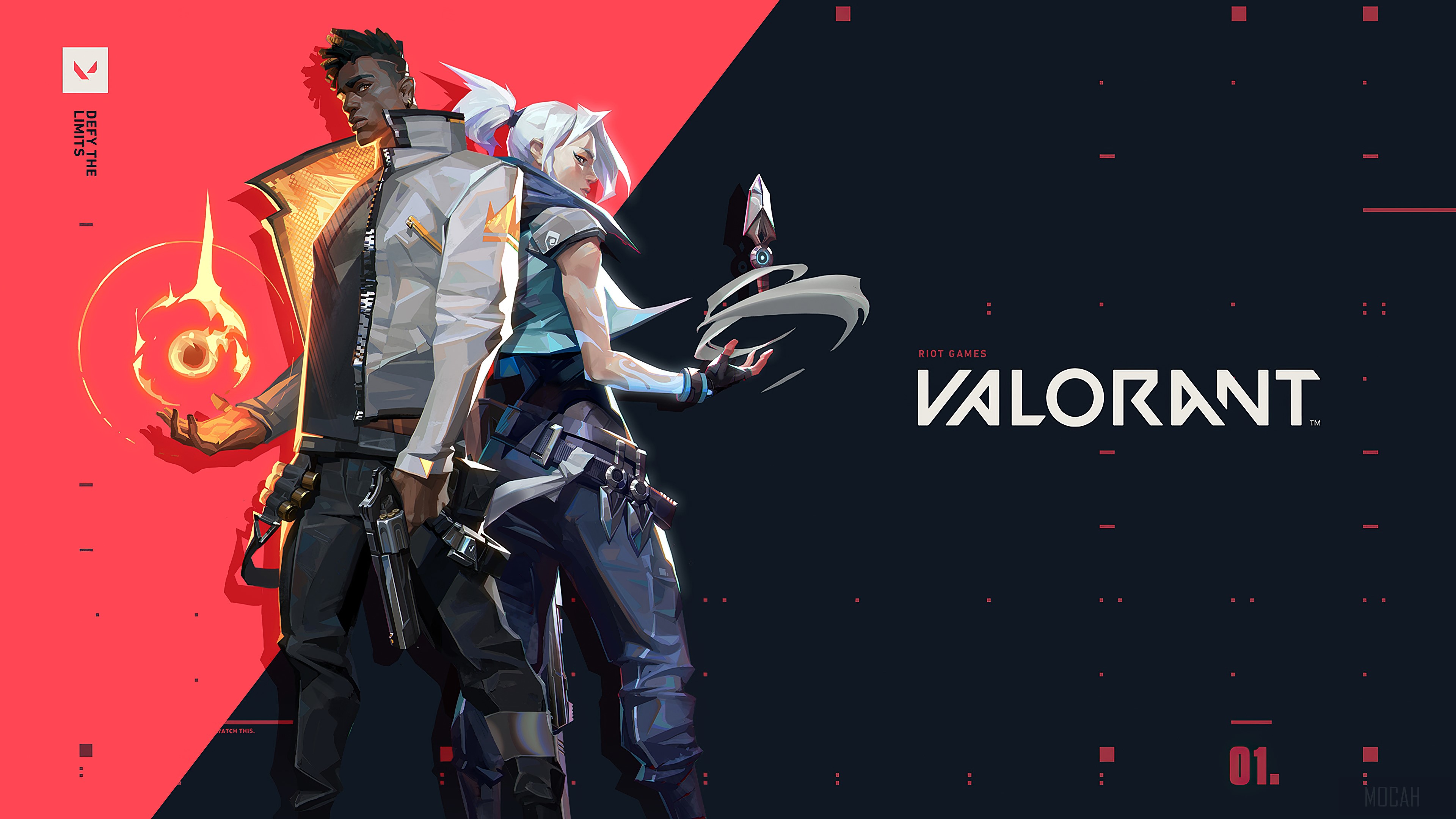 Valorant Key Art Phoenix And Jett HD Wallpaper