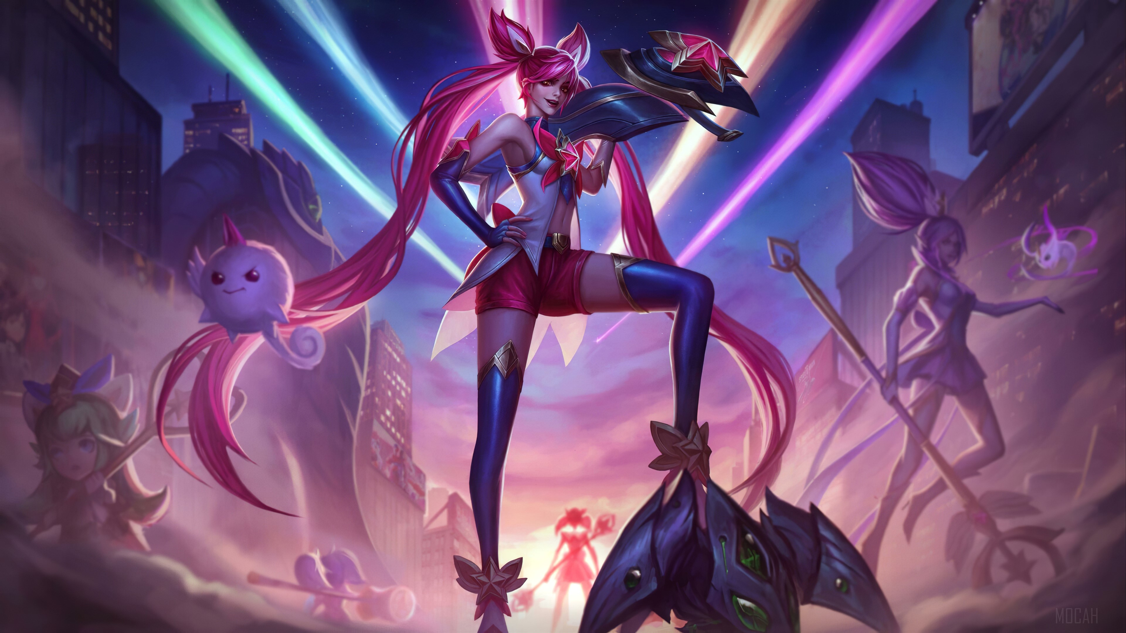Star Guardians Jinx from League of Legends 4K HD Wallpaper