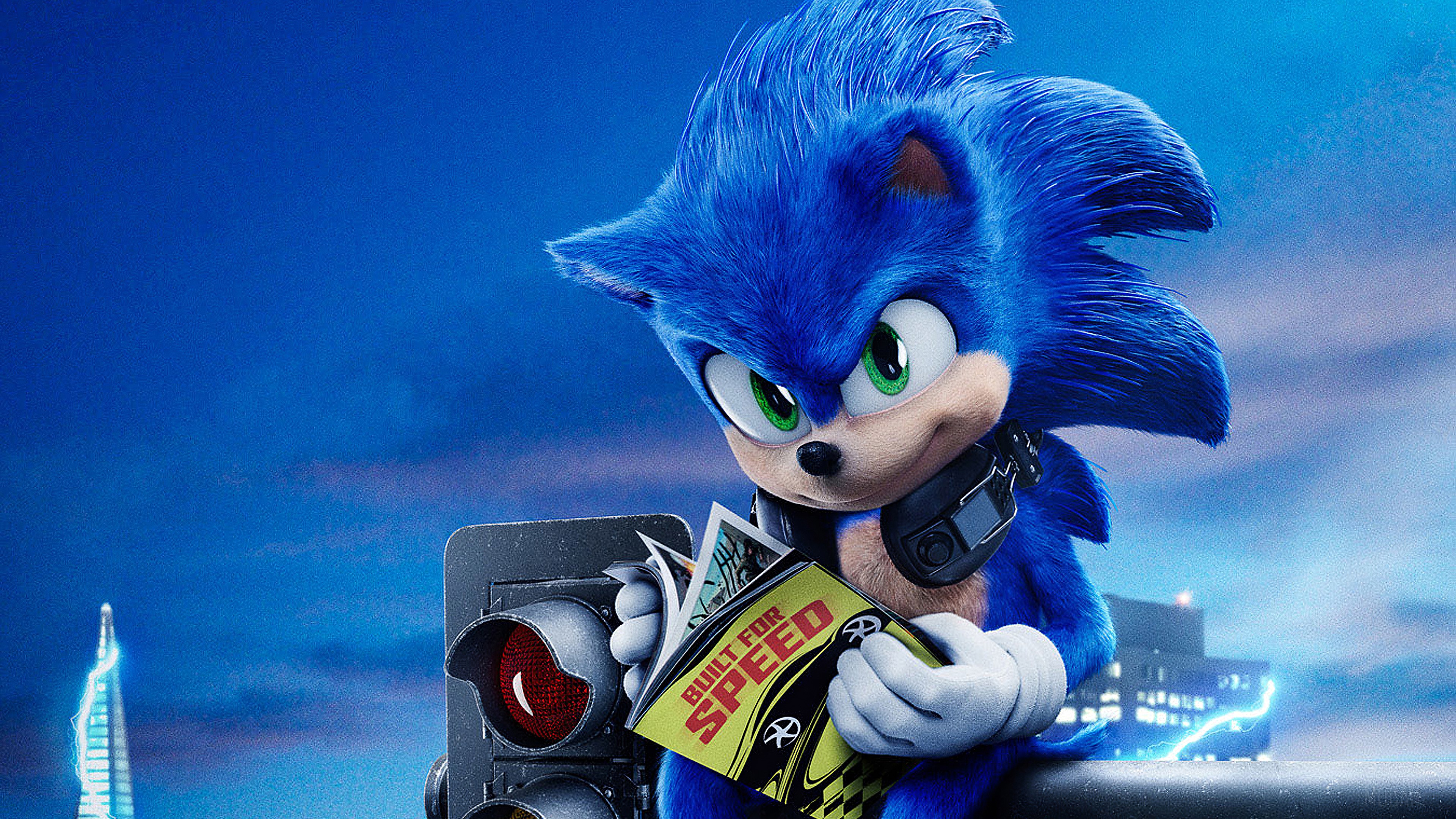 Sonic the Hedgehog from Sonic The Hedgehog 4K HD Wallpaper