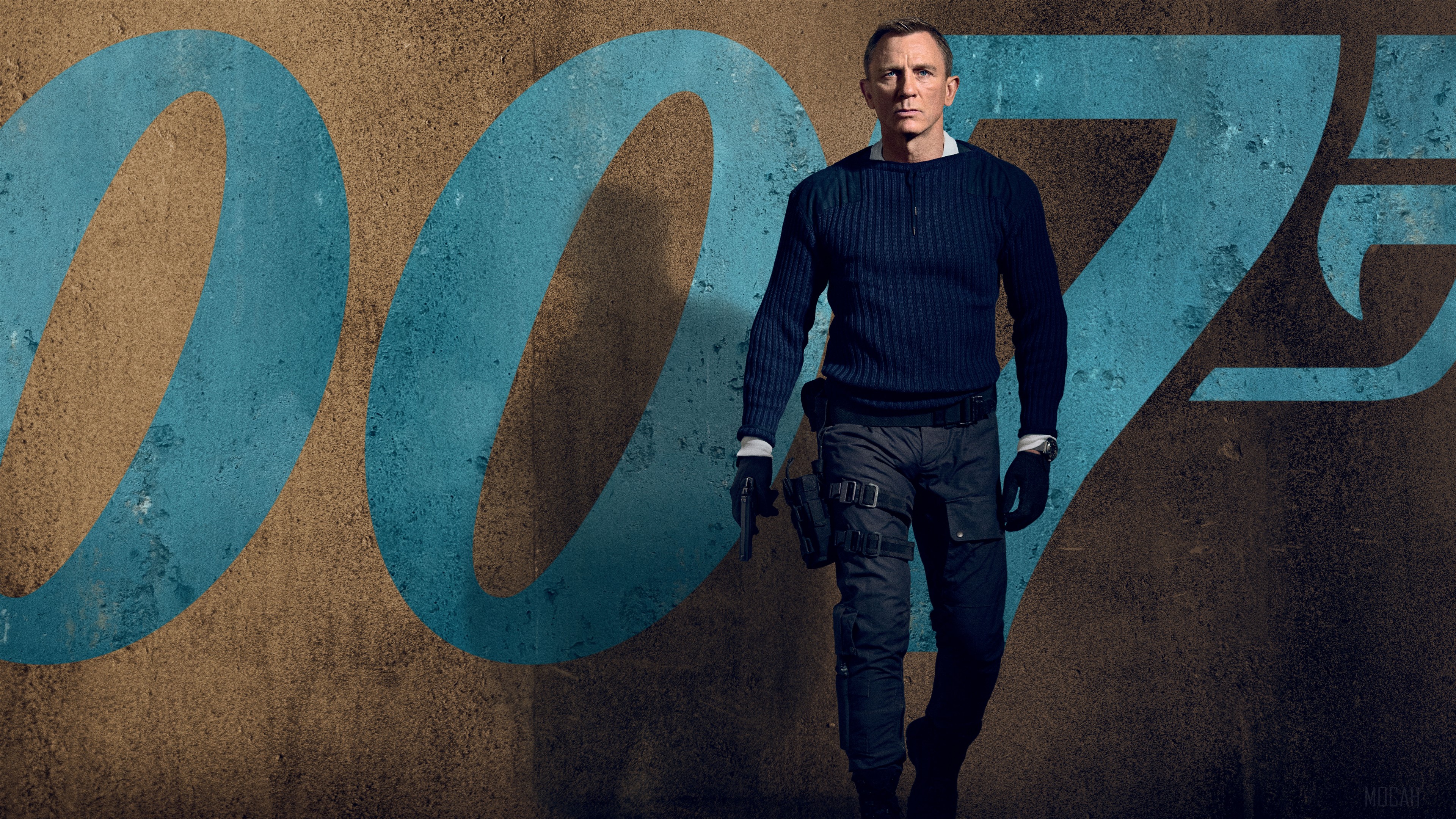 Daniel Craig as James Bond in No Time To Die 4K HD Wallpaper