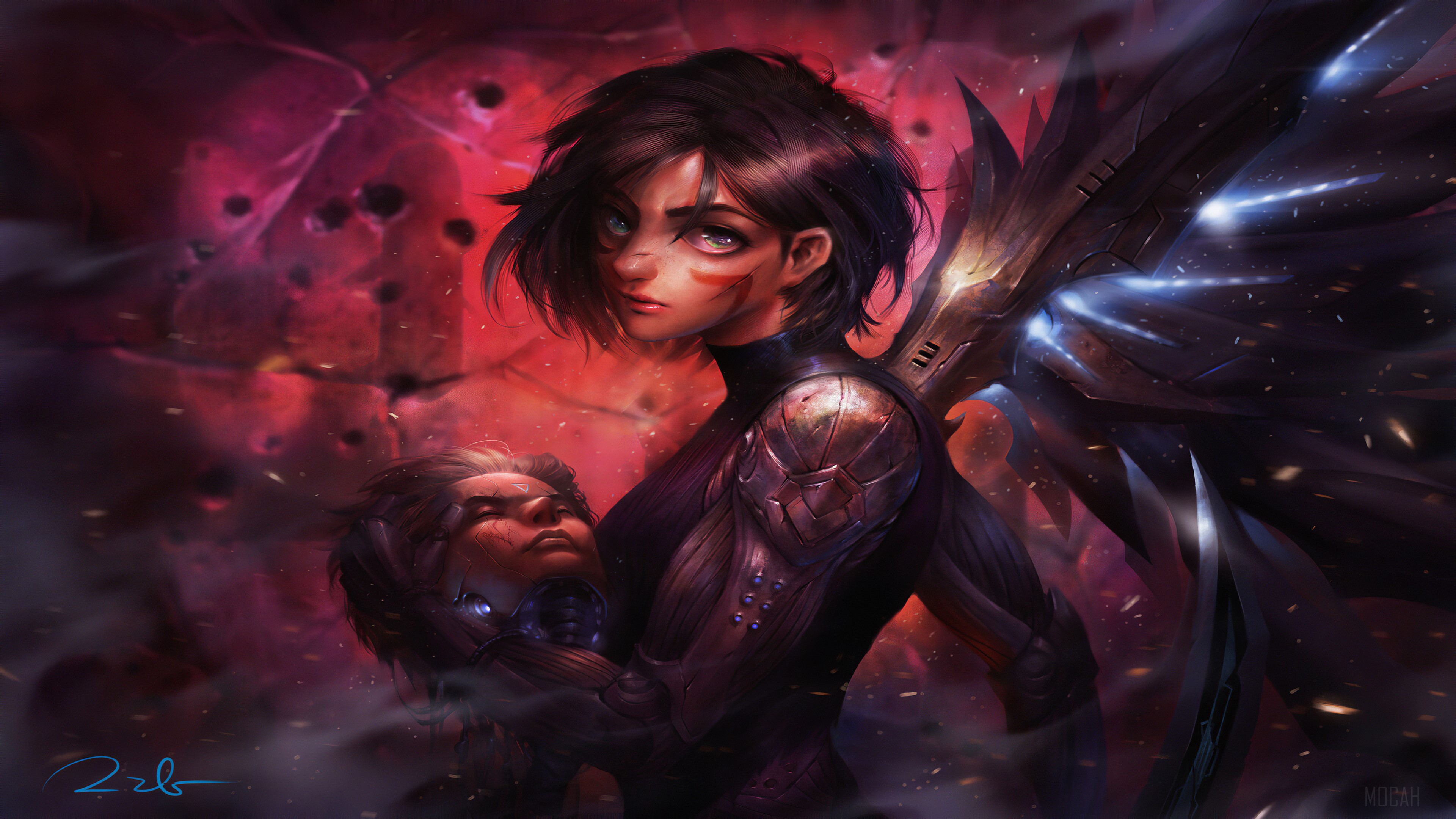 Alita: Battle Angel Sacrifices 4K HD Wallpaper