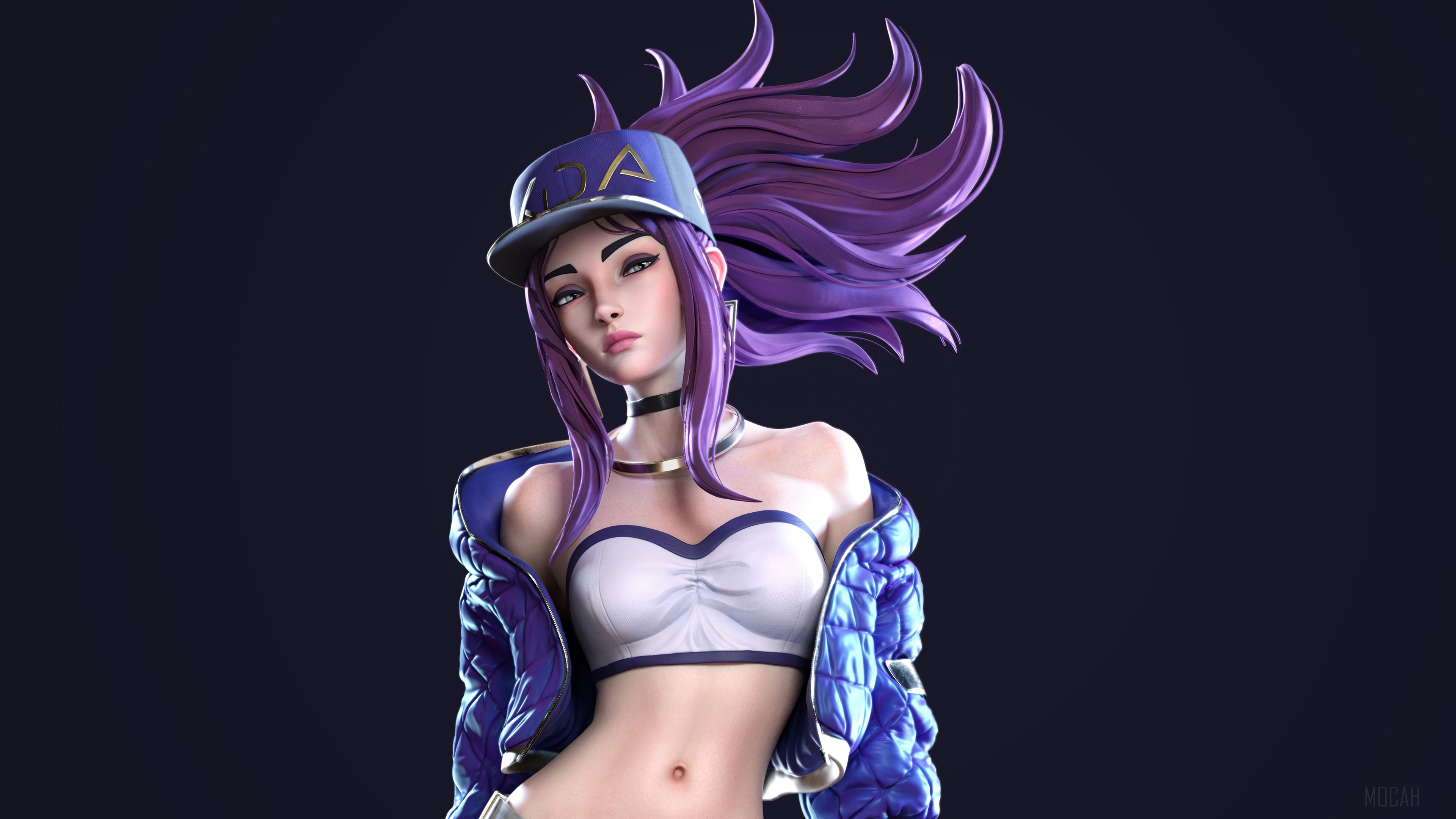 Akali from K/DA in 4K HD Wallpaper