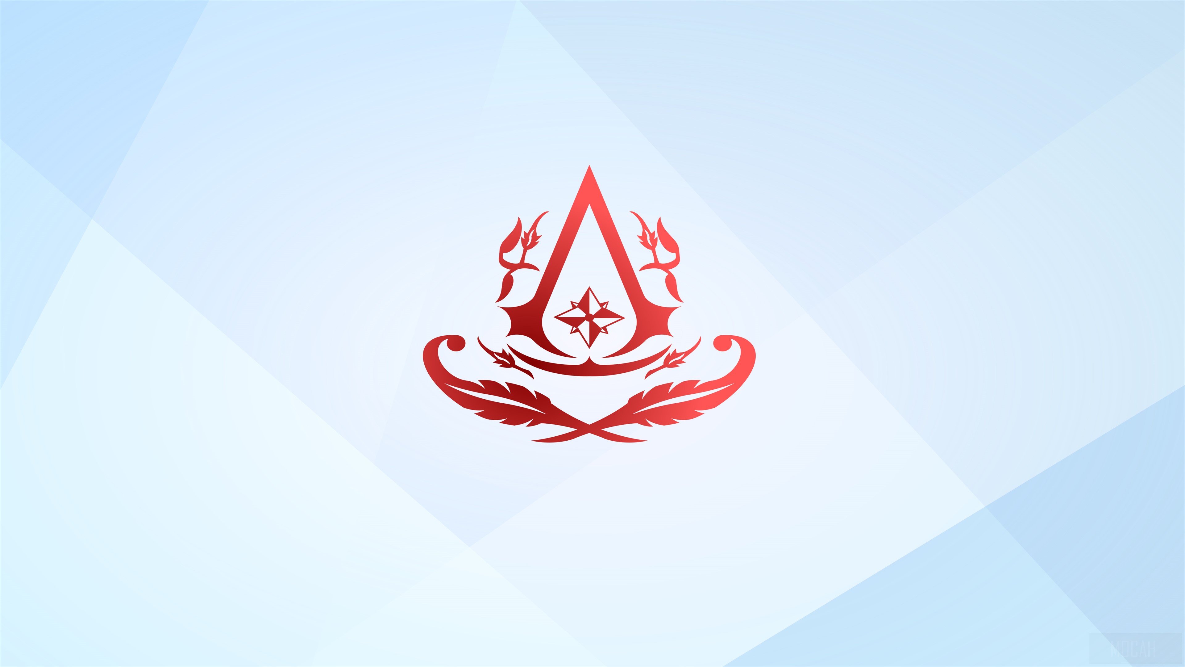 Assassin's Creed Minimal Logo 4K HD Wallpaper