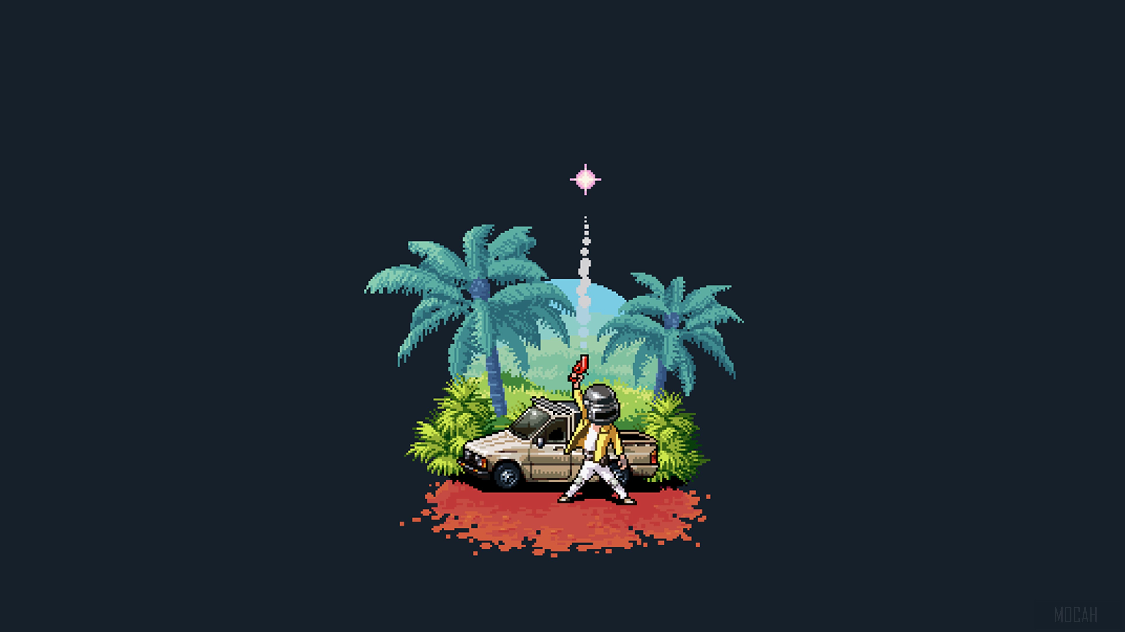 Pubg Pixel Art HD Wallpaper
